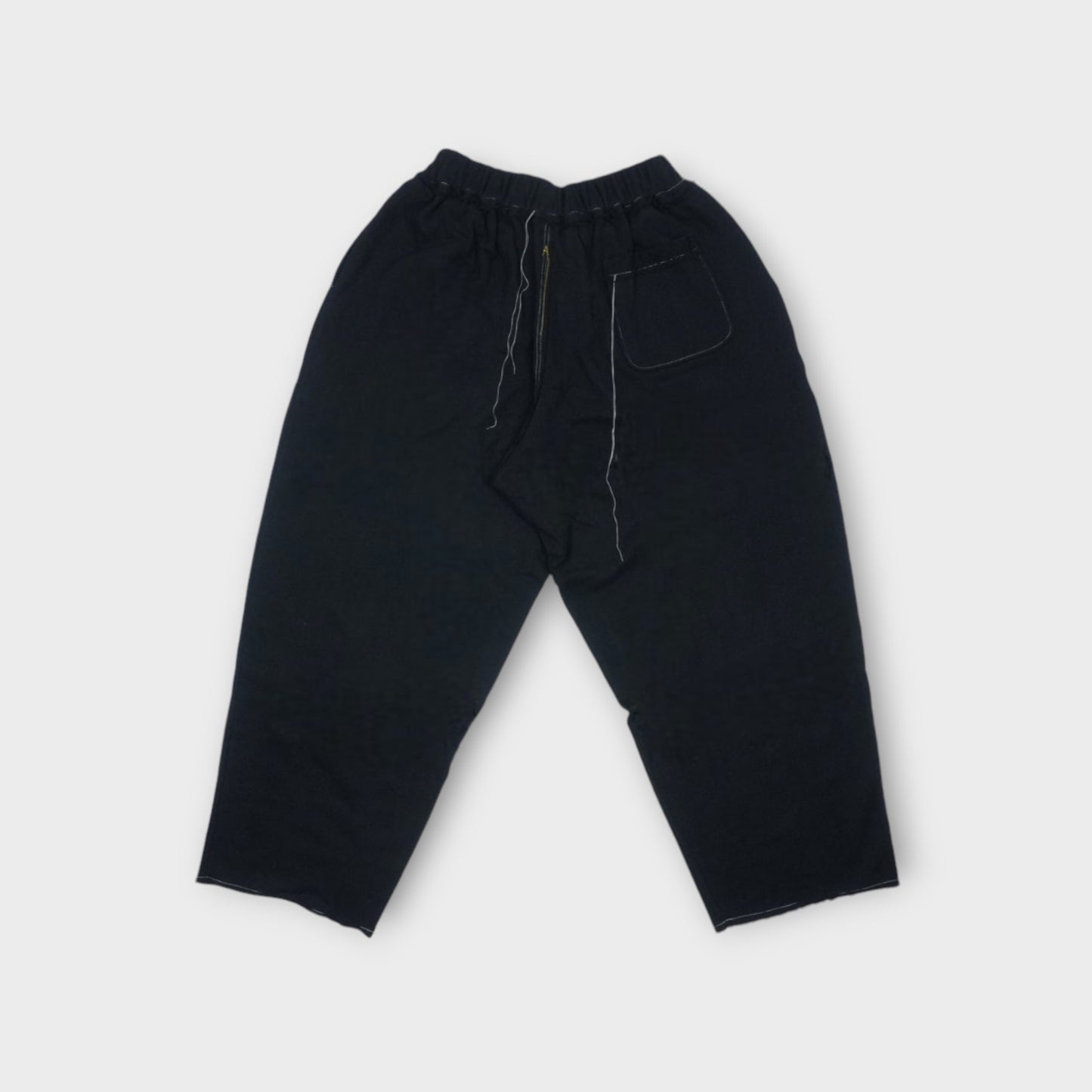 AIREI CONTRAST STITCH BIG FIT SWEATPANTS KNIT