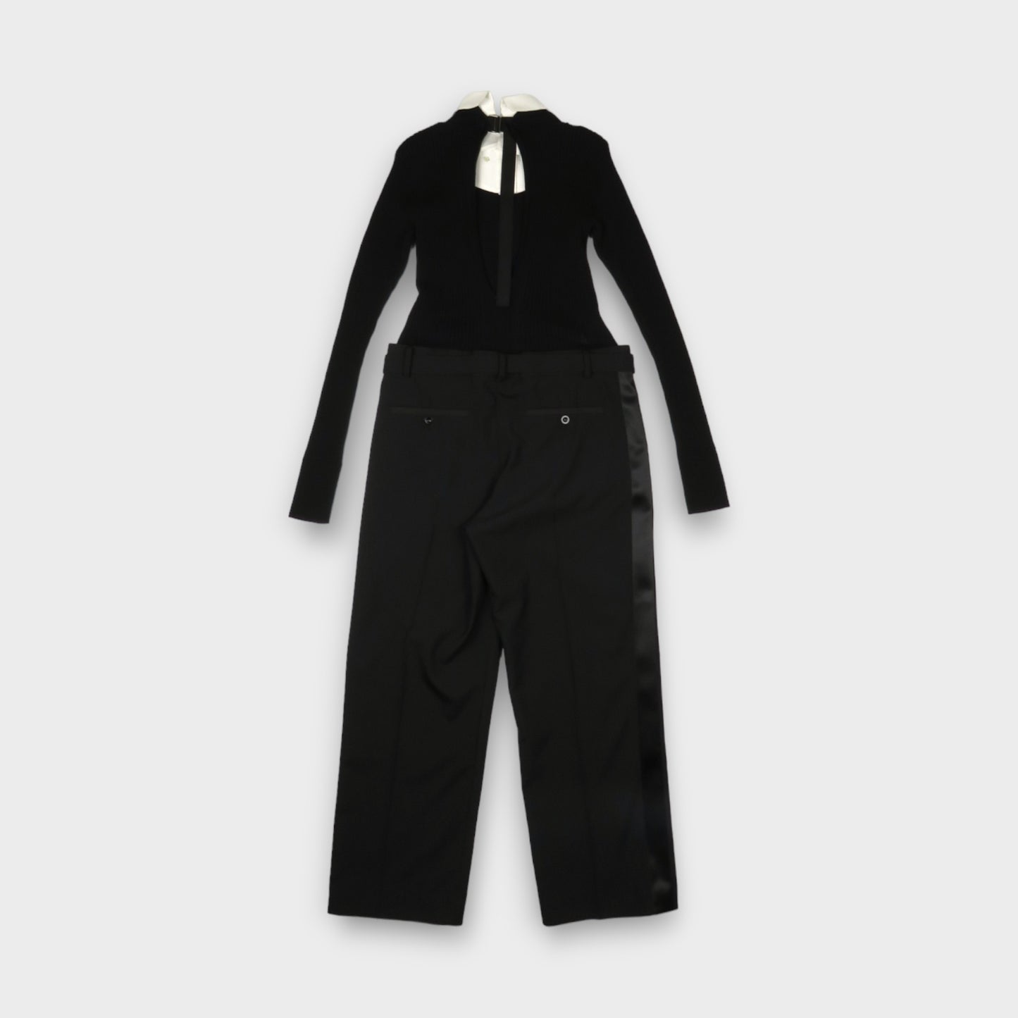 sacai Suiting × Knit Jumpsuit