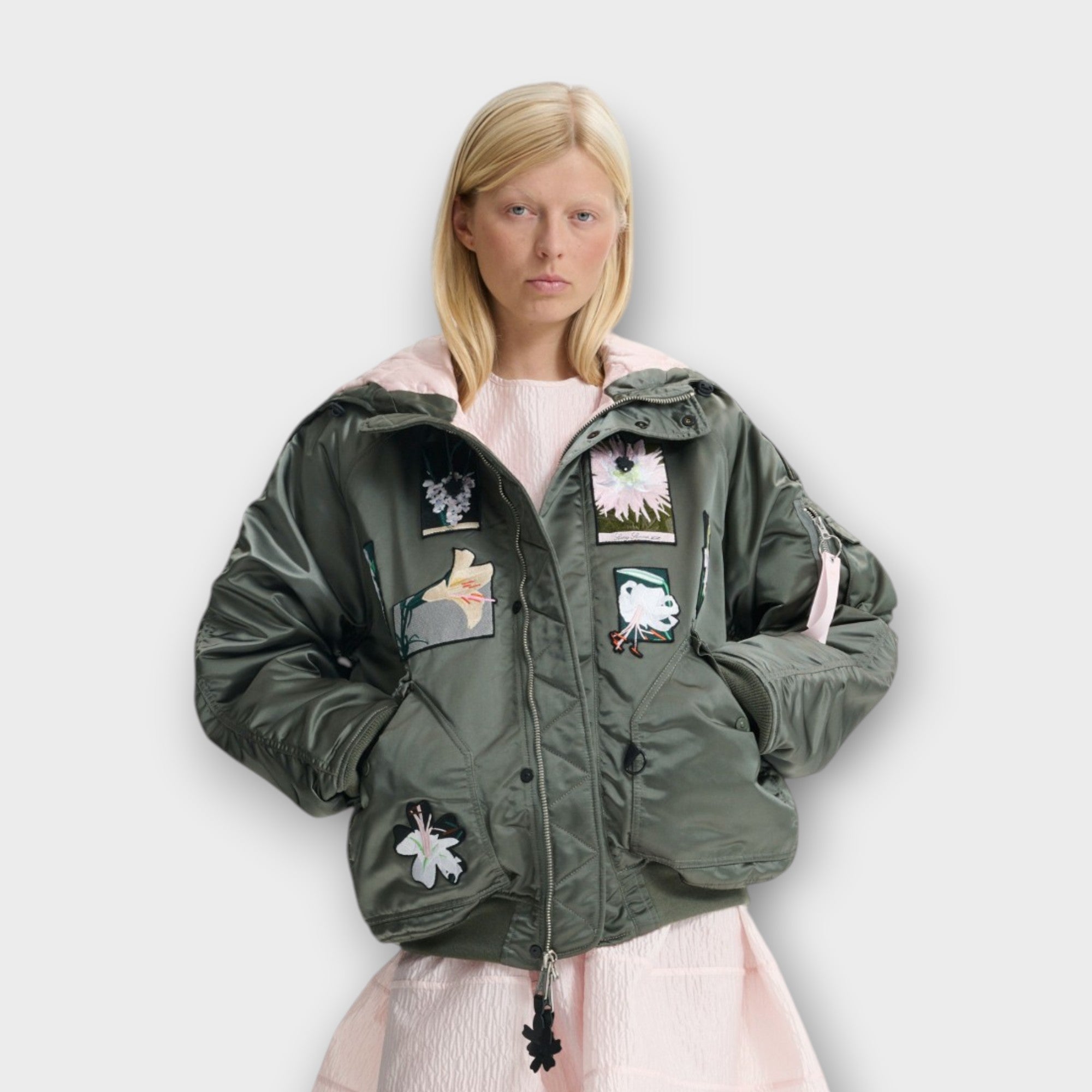 CECILIE BAHNSEN X ALPHA INDUSTRIES N-2B PATCH OS – mou by ACROPOLIS
