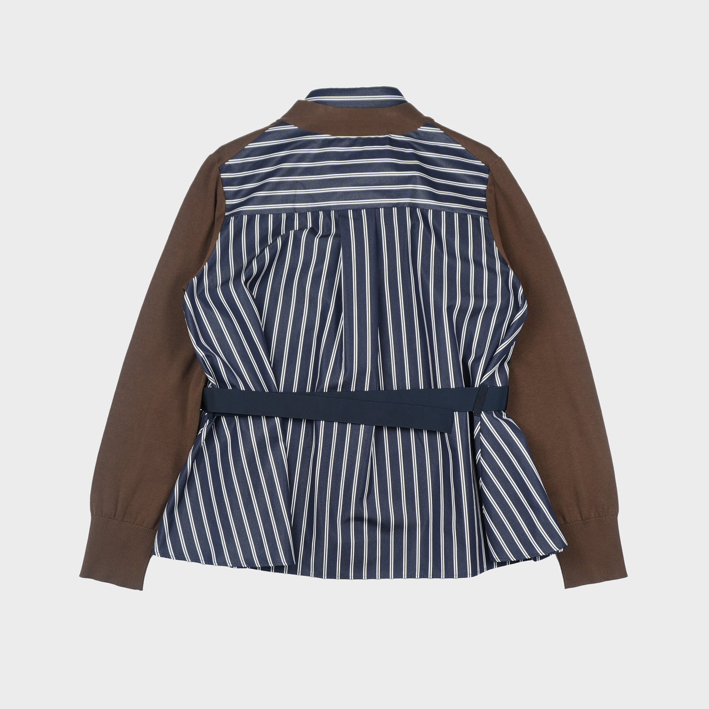 sacai WOMEN Poplin x Cotton Knit Cardigan