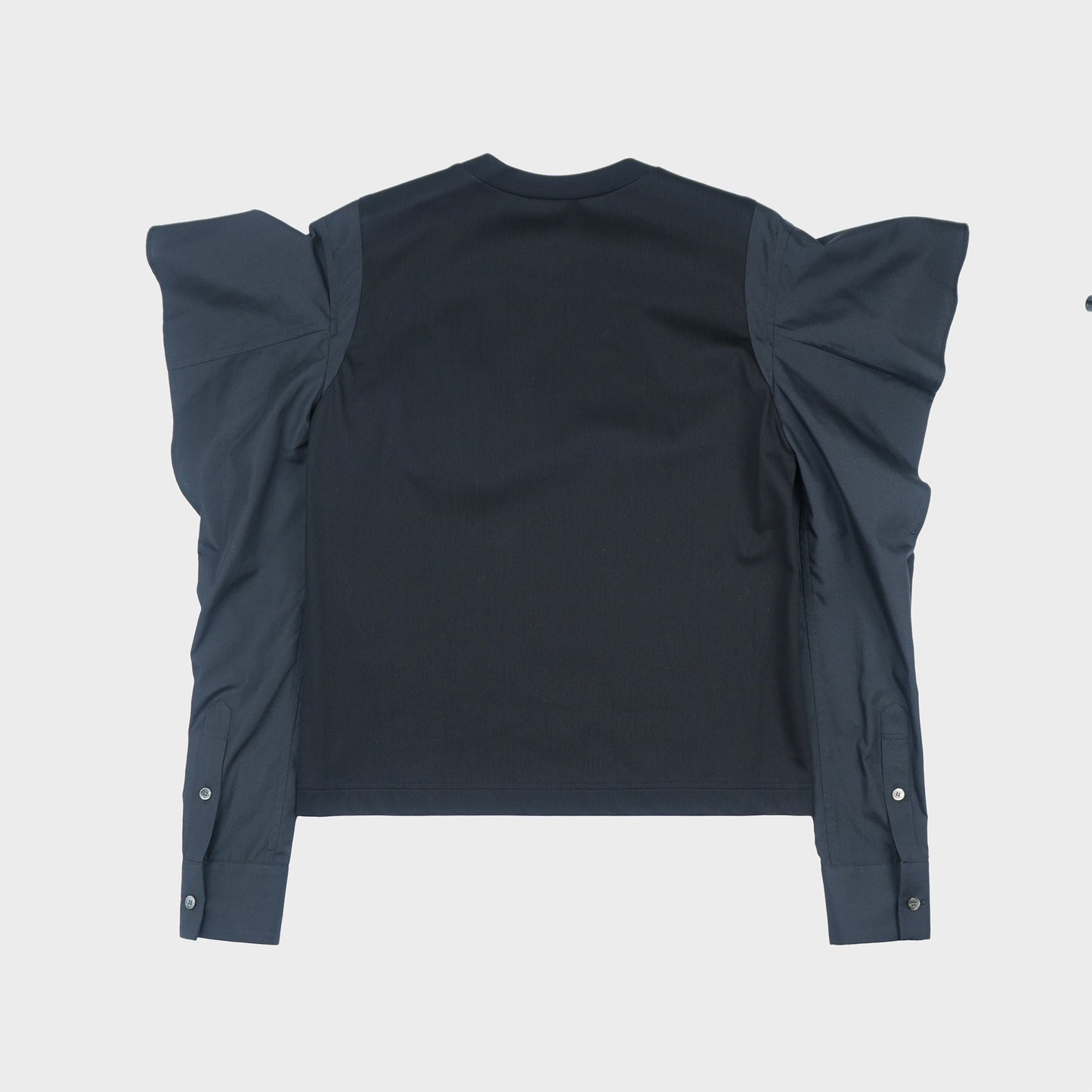 sacai WOMEN Poplin x Cotton Jersey T-Shirt