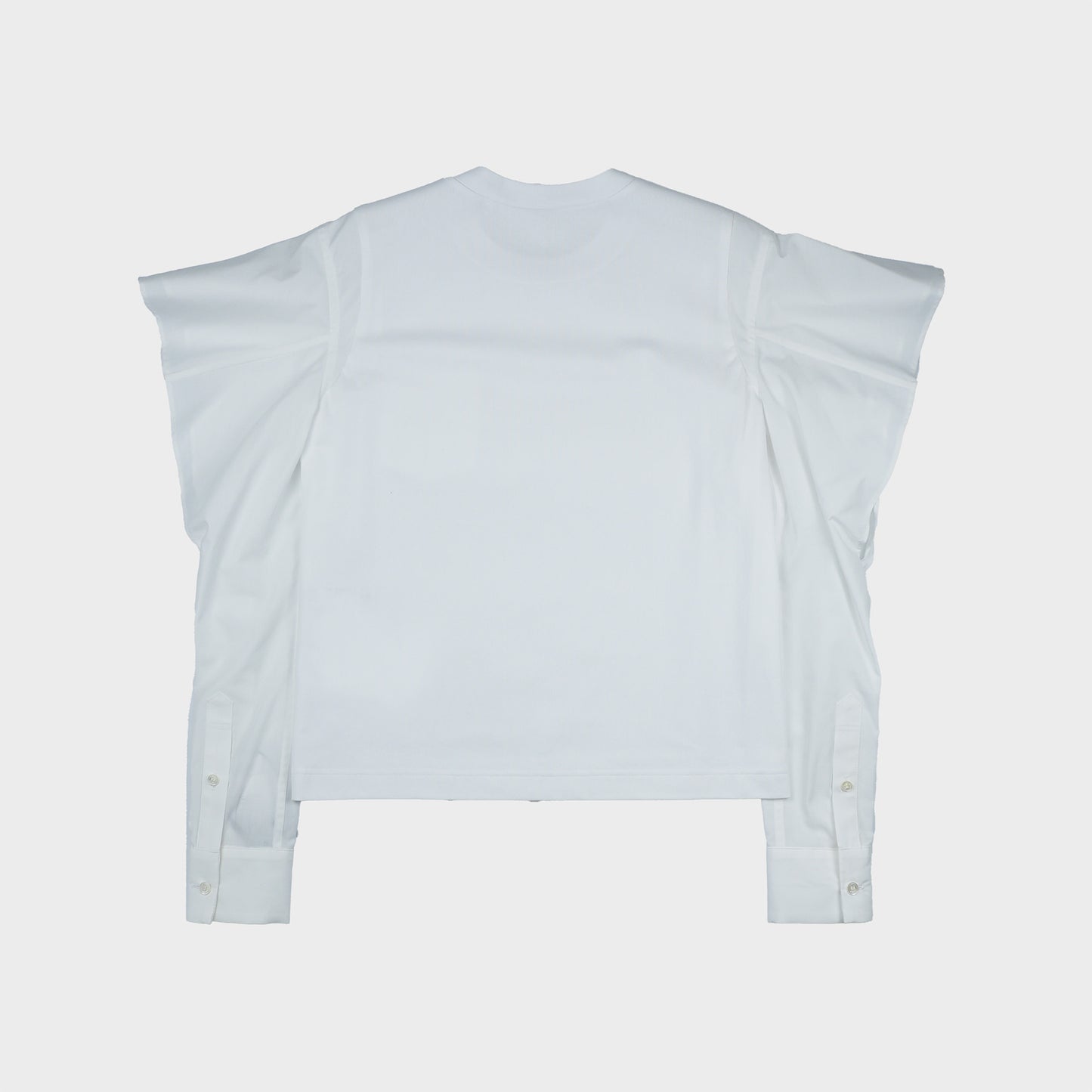 sacai Poplin x Cotton Jersey T-Shirt