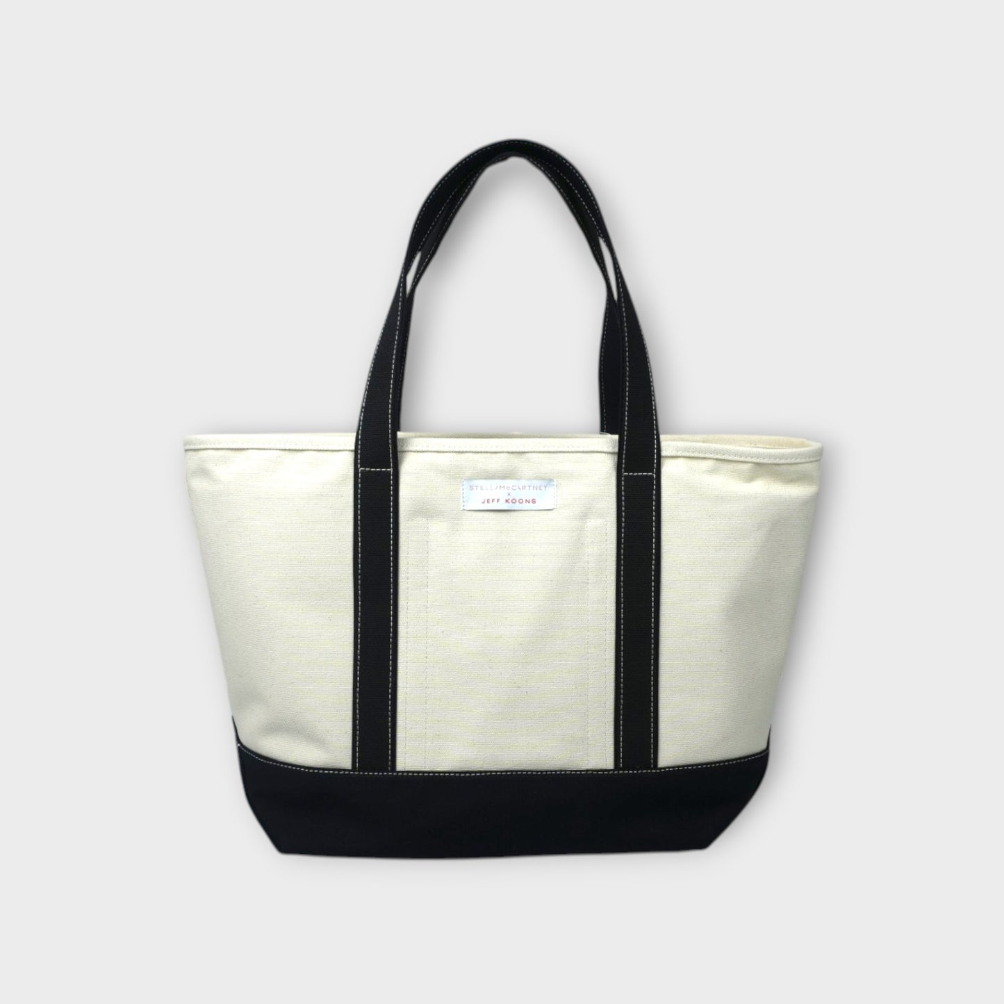 STELLA McCARTNEY JEFF KOONS LARGE N/S TOTE BAG PRINTED ECO COTTON CANVAS
