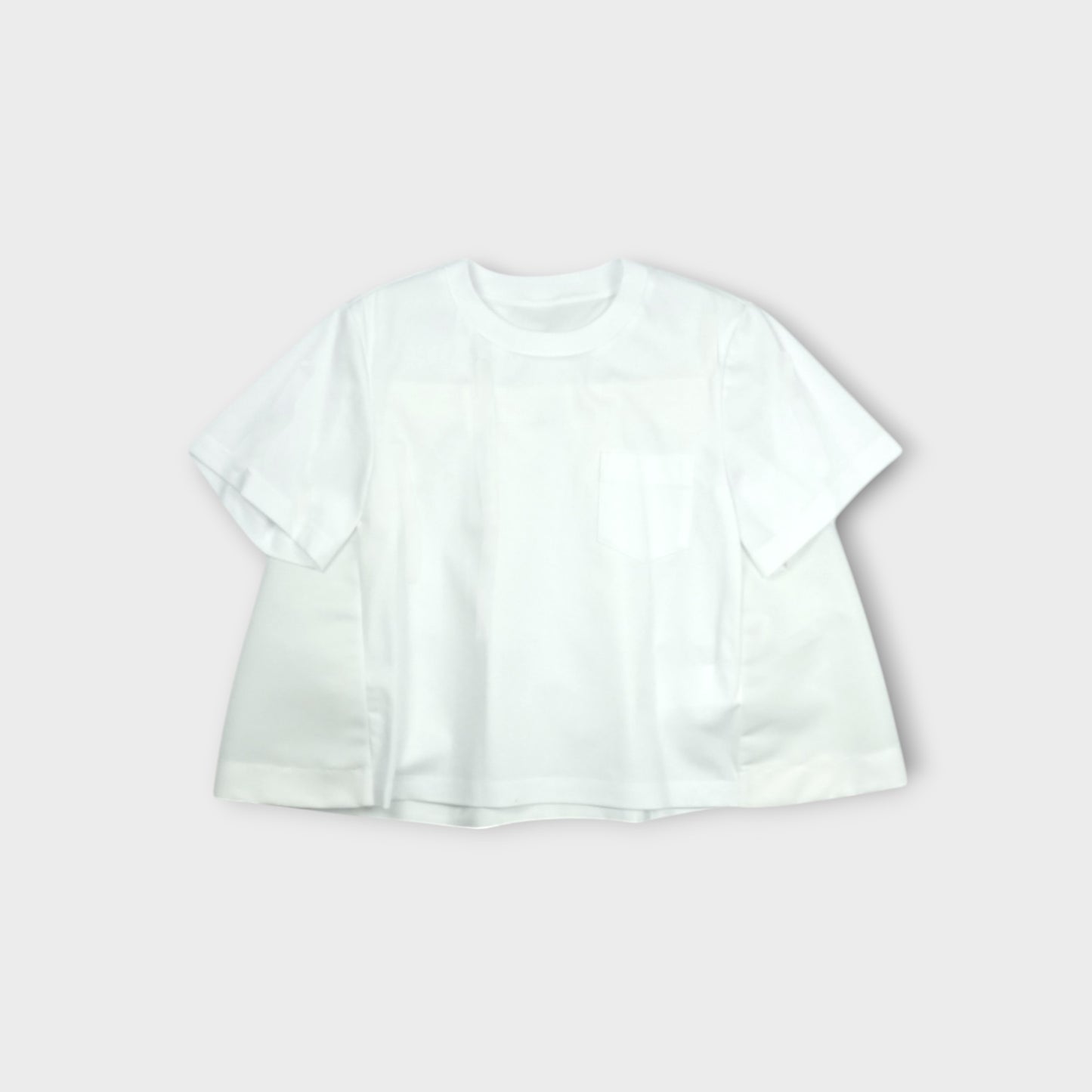 sacai Nylon Twill Mix Cotton Jersey T-Shirt