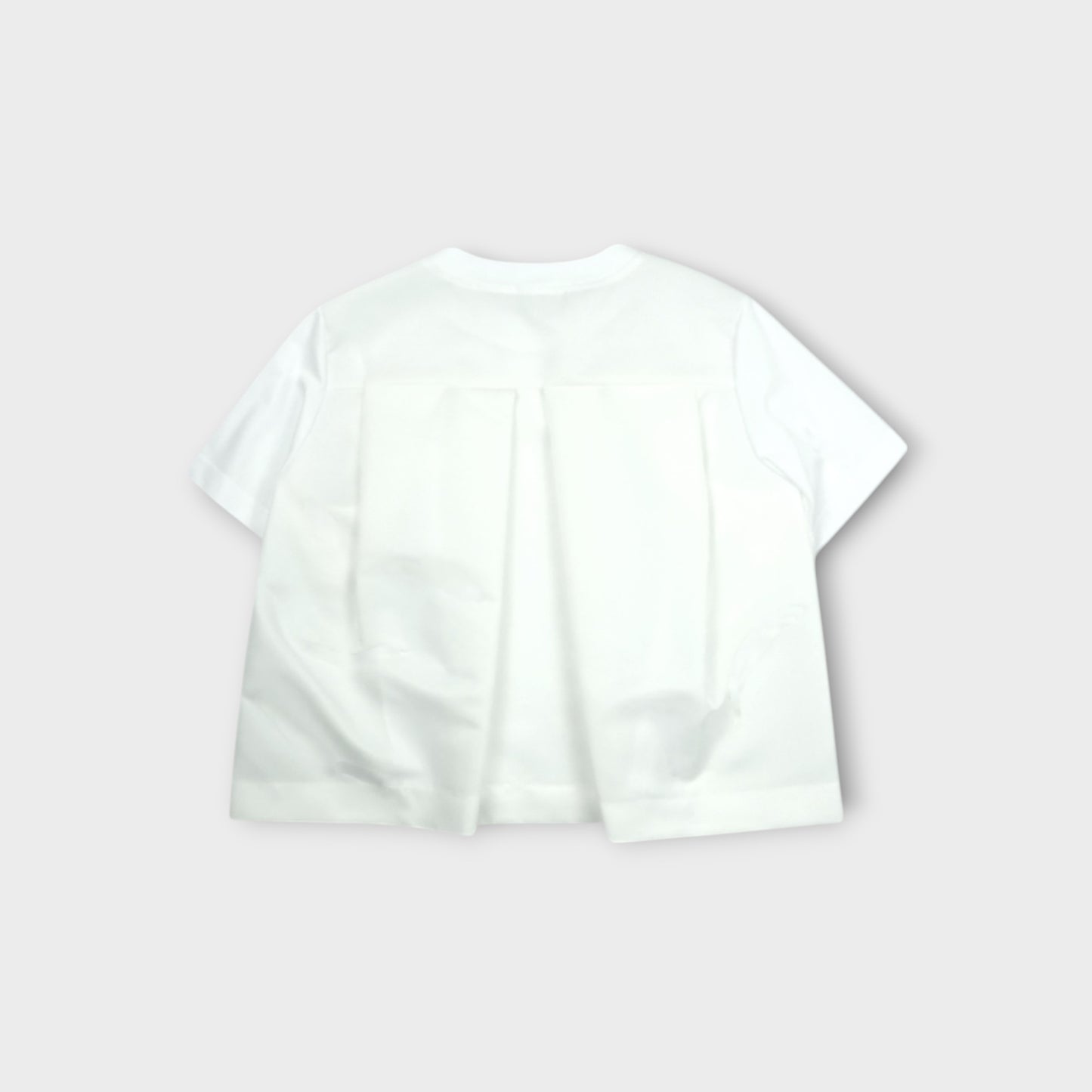 sacai Nylon Twill Mix Cotton Jersey T-Shirt