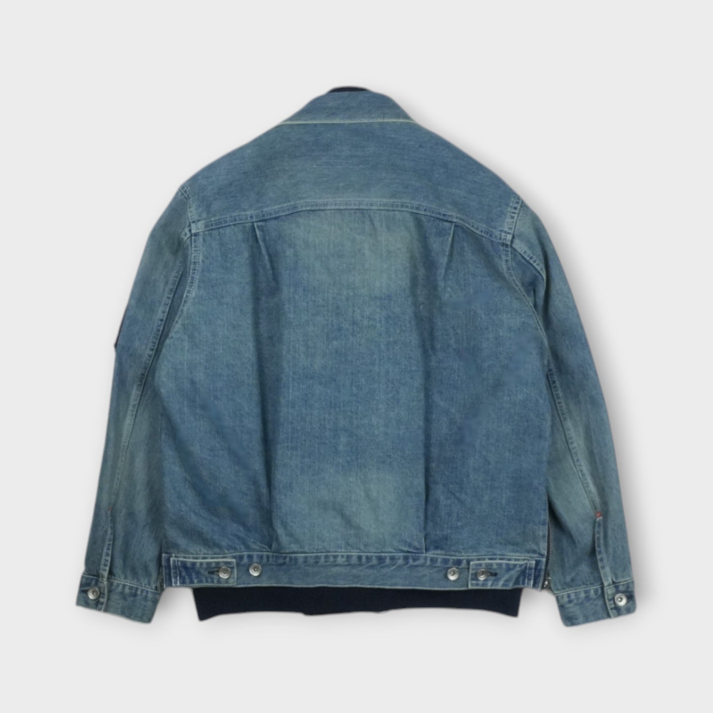 sacai Denim x Nylon Twill Jacket