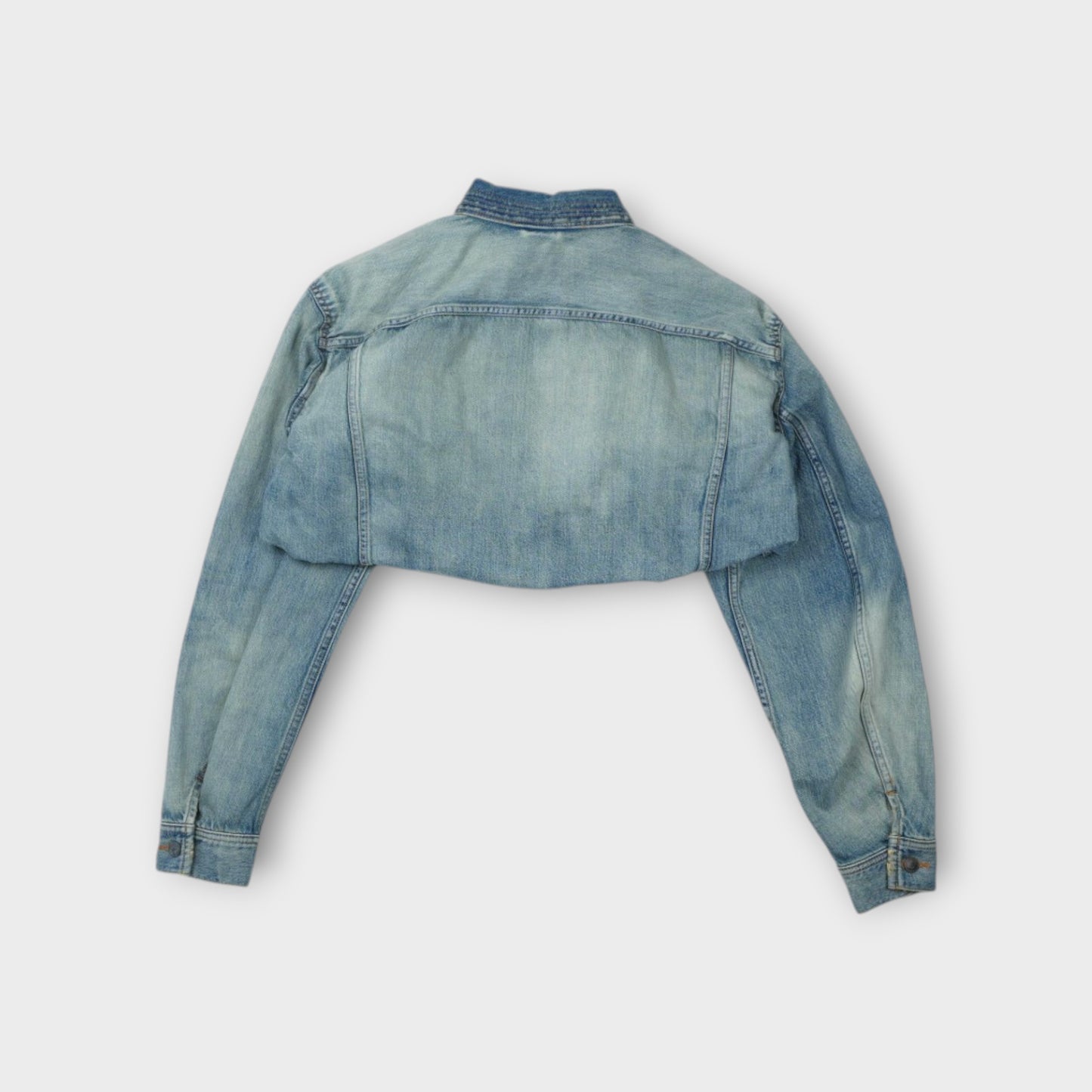 MIHARA YASUHIRO CROPPED DENIM JACKET