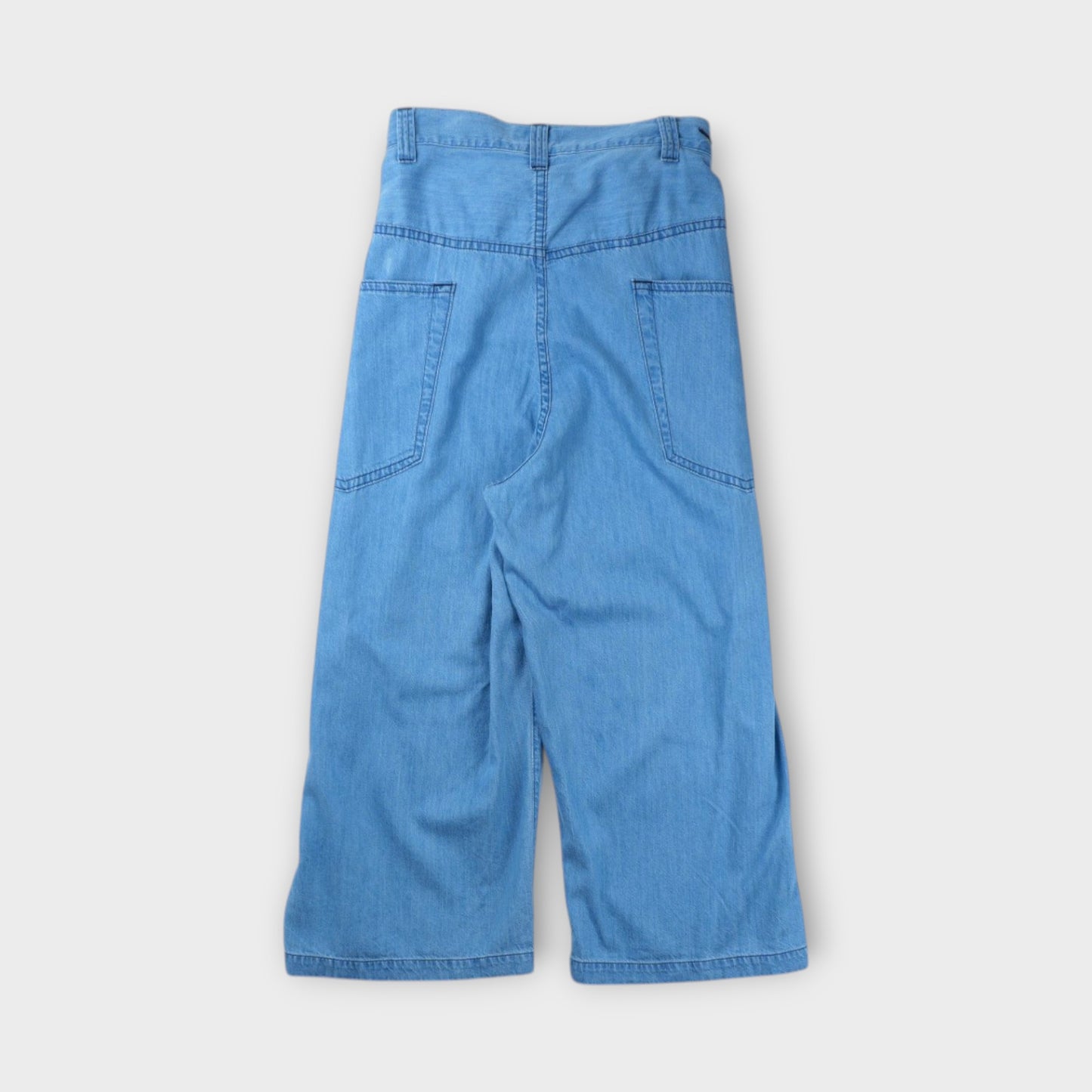ANREALAGE WRAP LIGHT DENIM PANTS