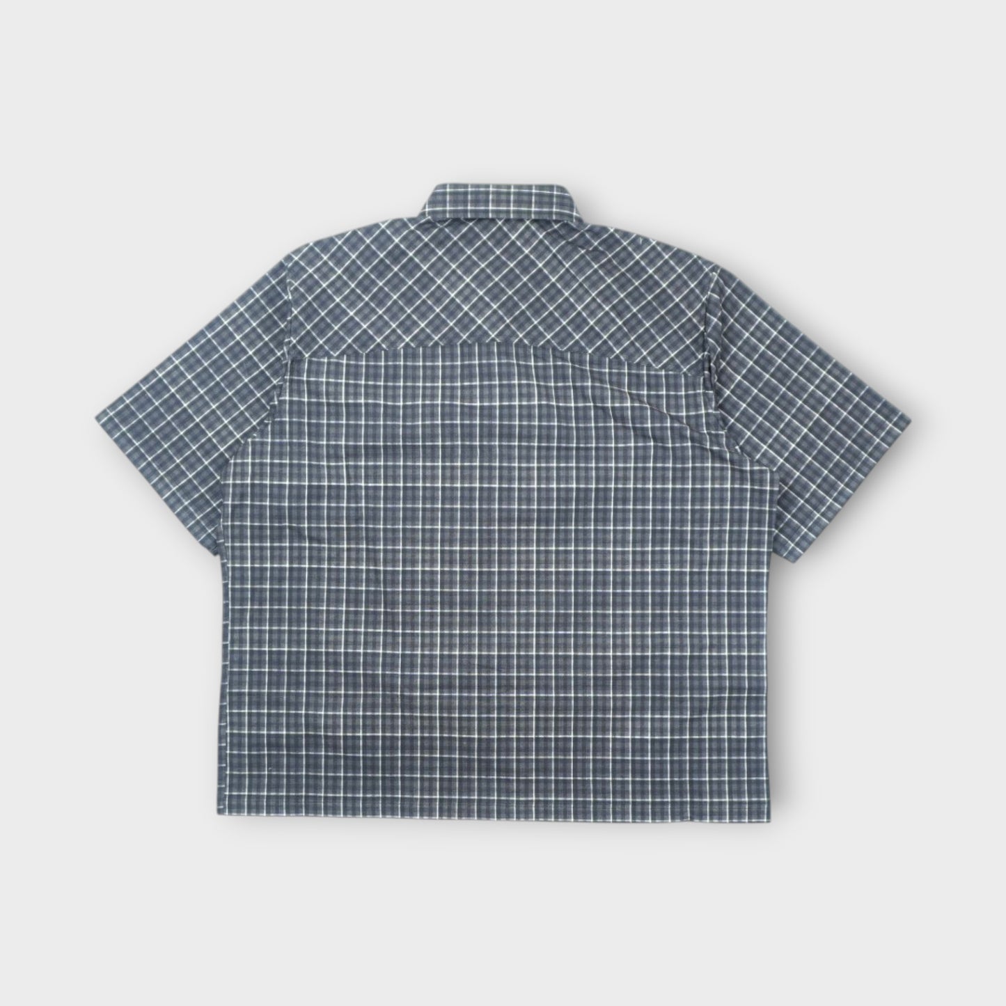 ROA Aair Floweave Printed Check Short Sleeve Shirt