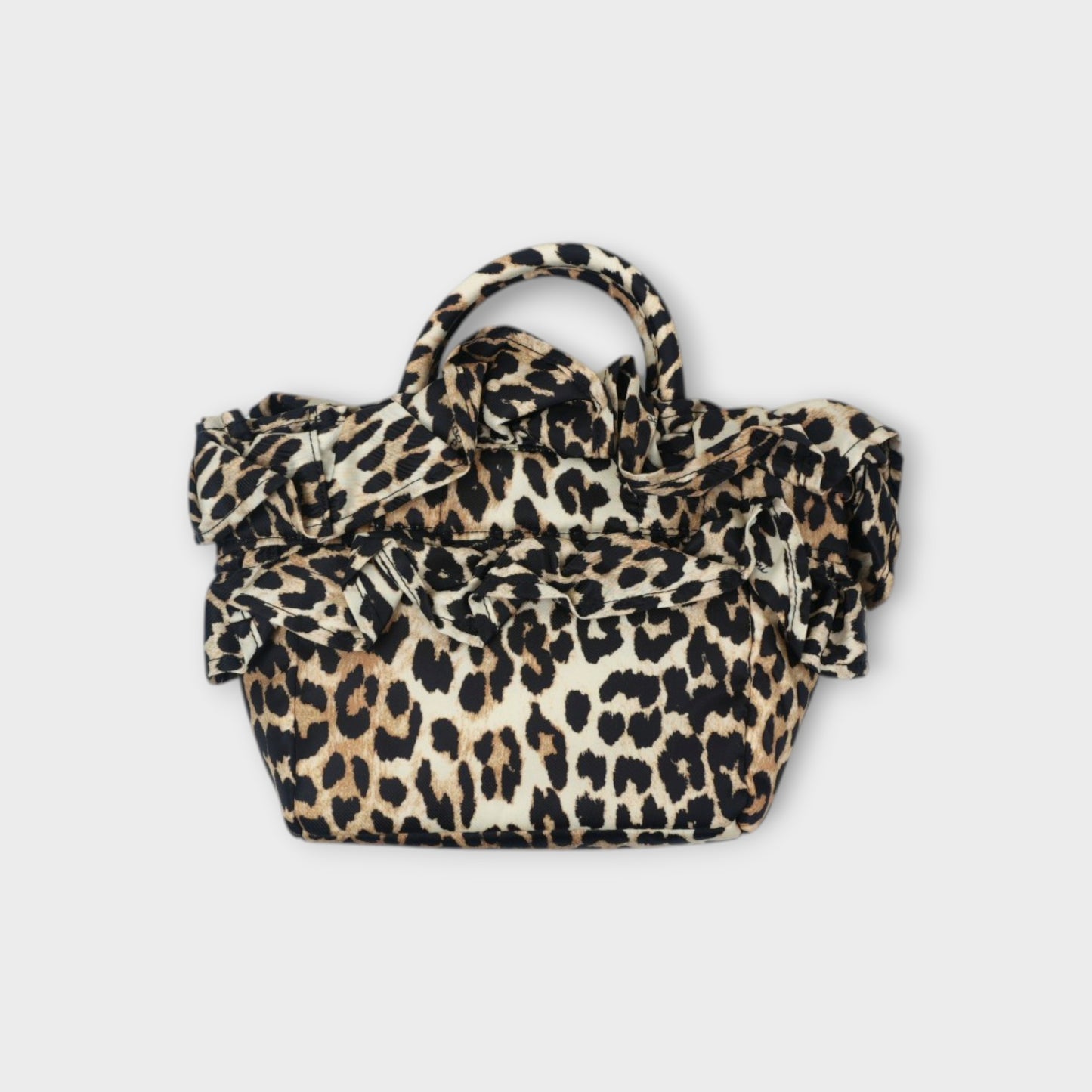 GANNI Mini Shopper Ruffle Print