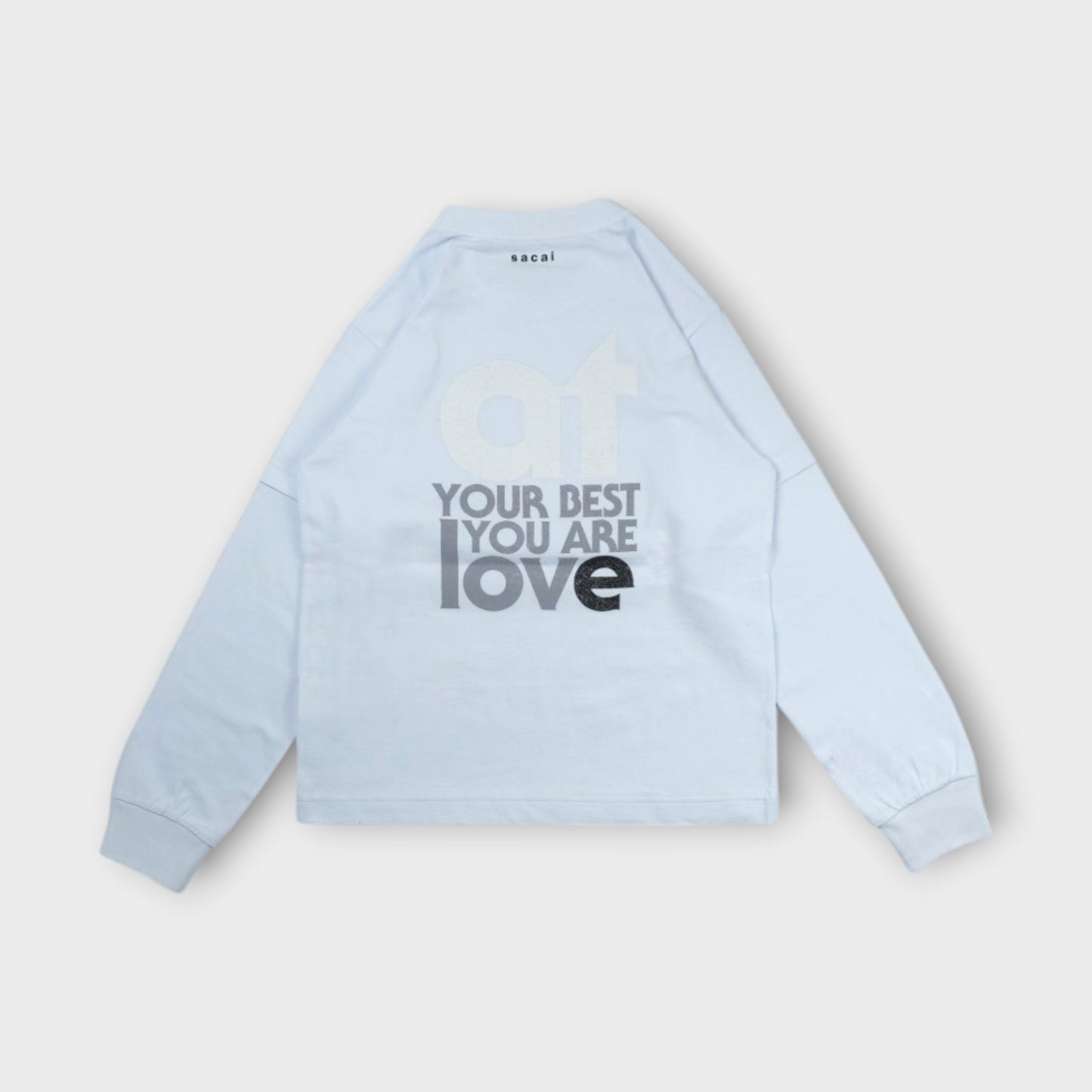 sacai UNISEX Print L/S T-Shirt