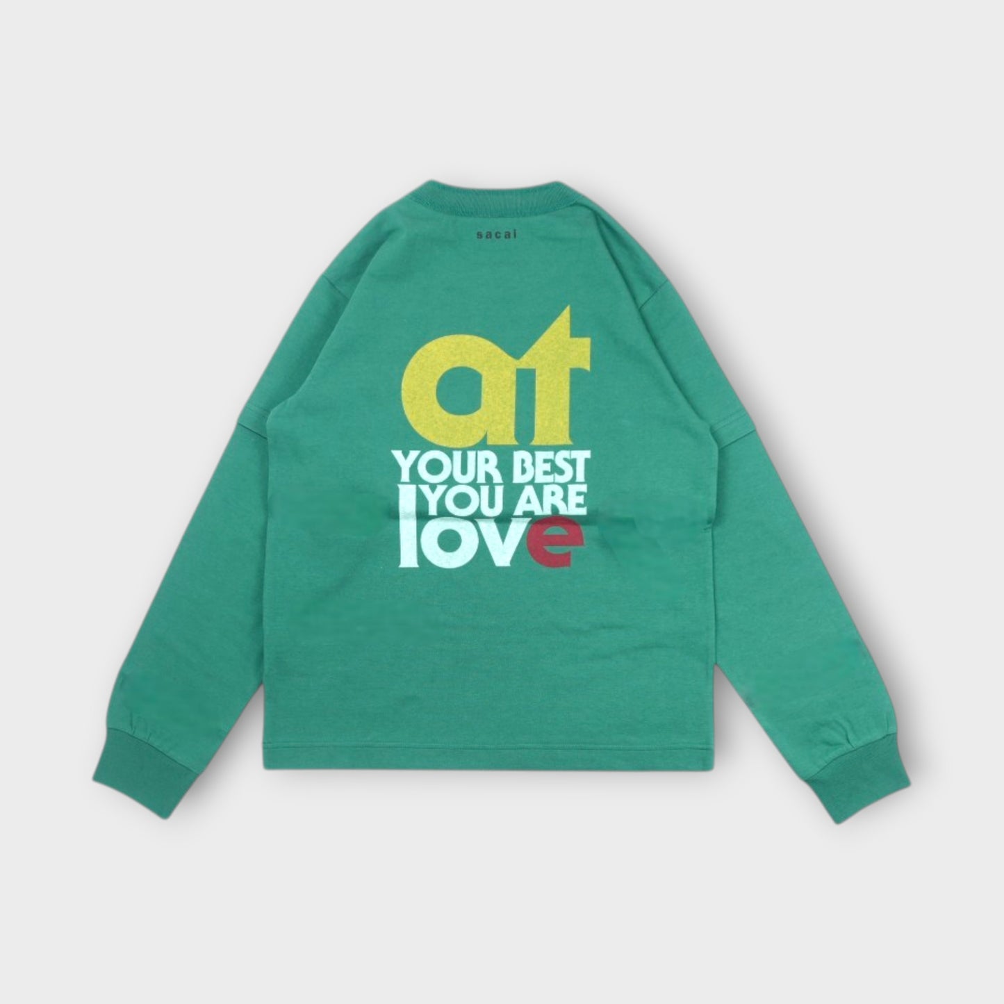 sacai UNISEX Print L/S T-Shirt