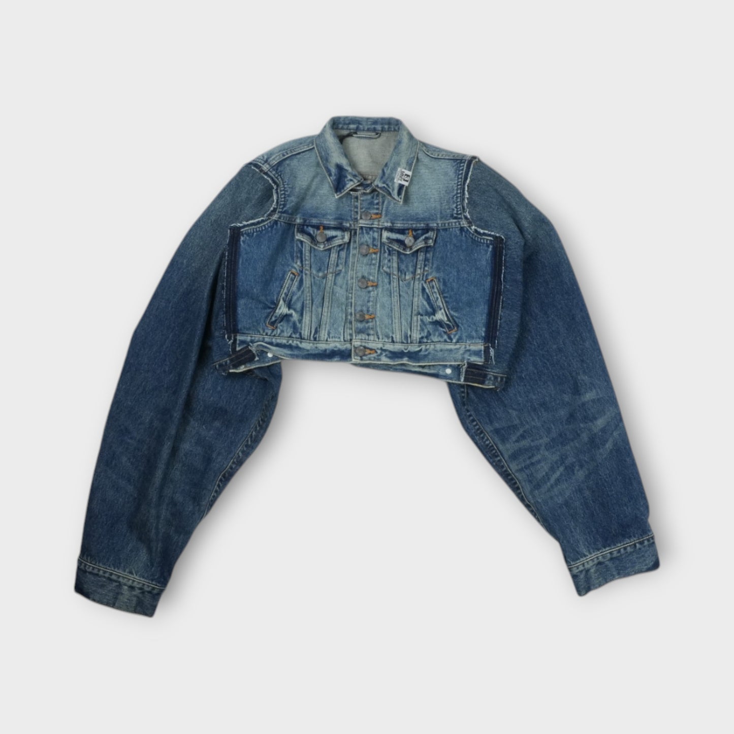 Maison MIHARA YASUHIRO CROPPED DENIM JACKET