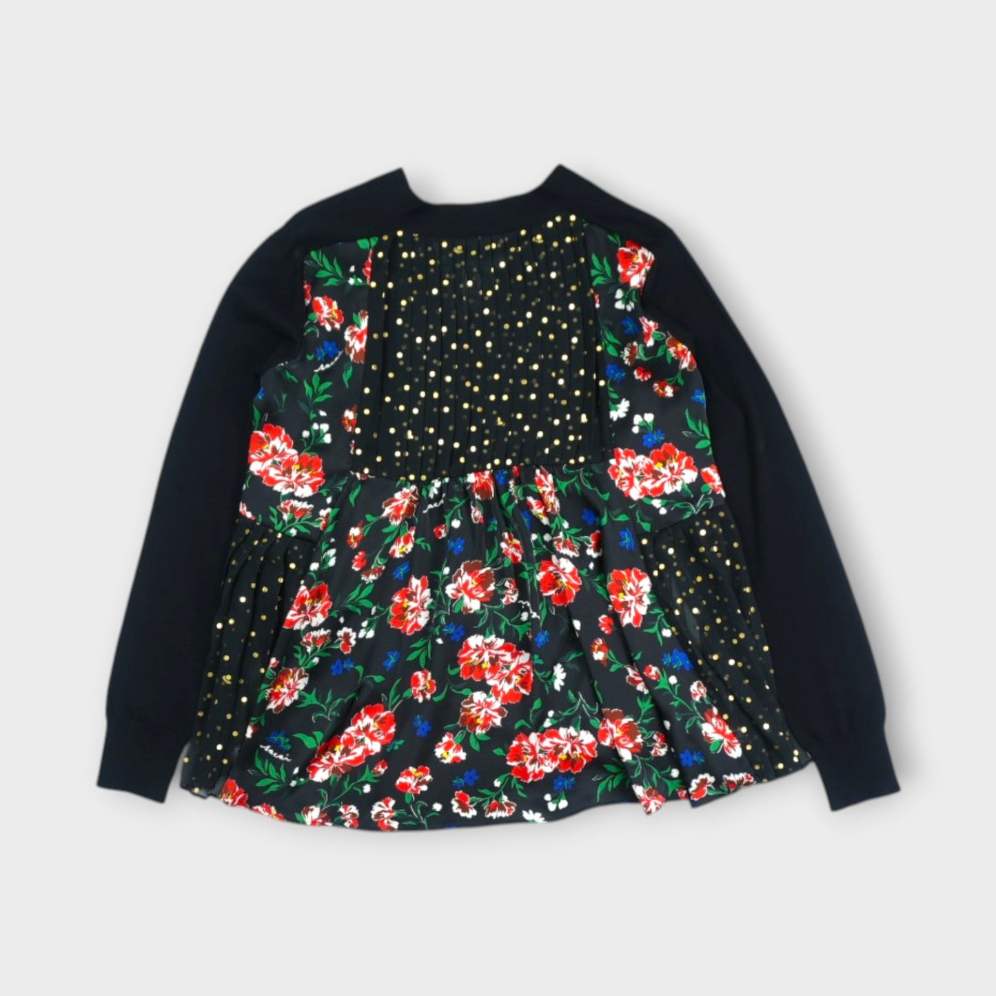 sacai WOMEN Pattern Mix Cardigan