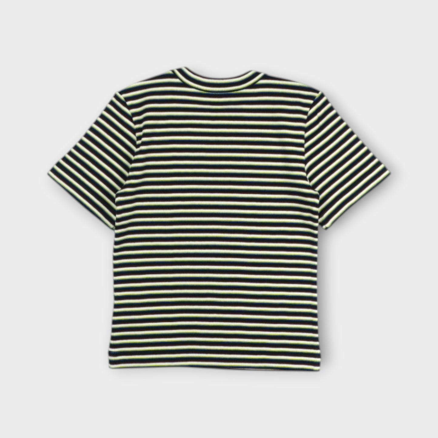 sacai WOMEN Stripe Cotton Rib T-Shirt