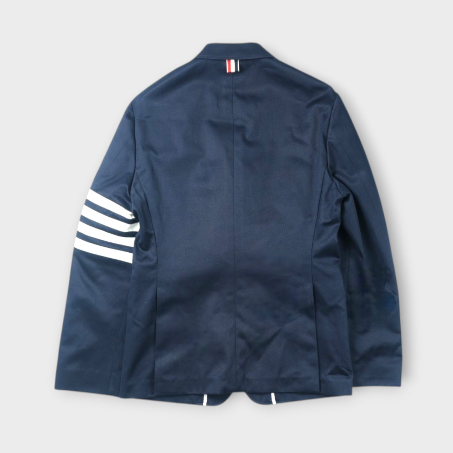 THOM BROWNE UNCONSTRUCTED CLASSIC SPORT COAT - FIT 1 - W/ 4BAR IN COTTON TWILL