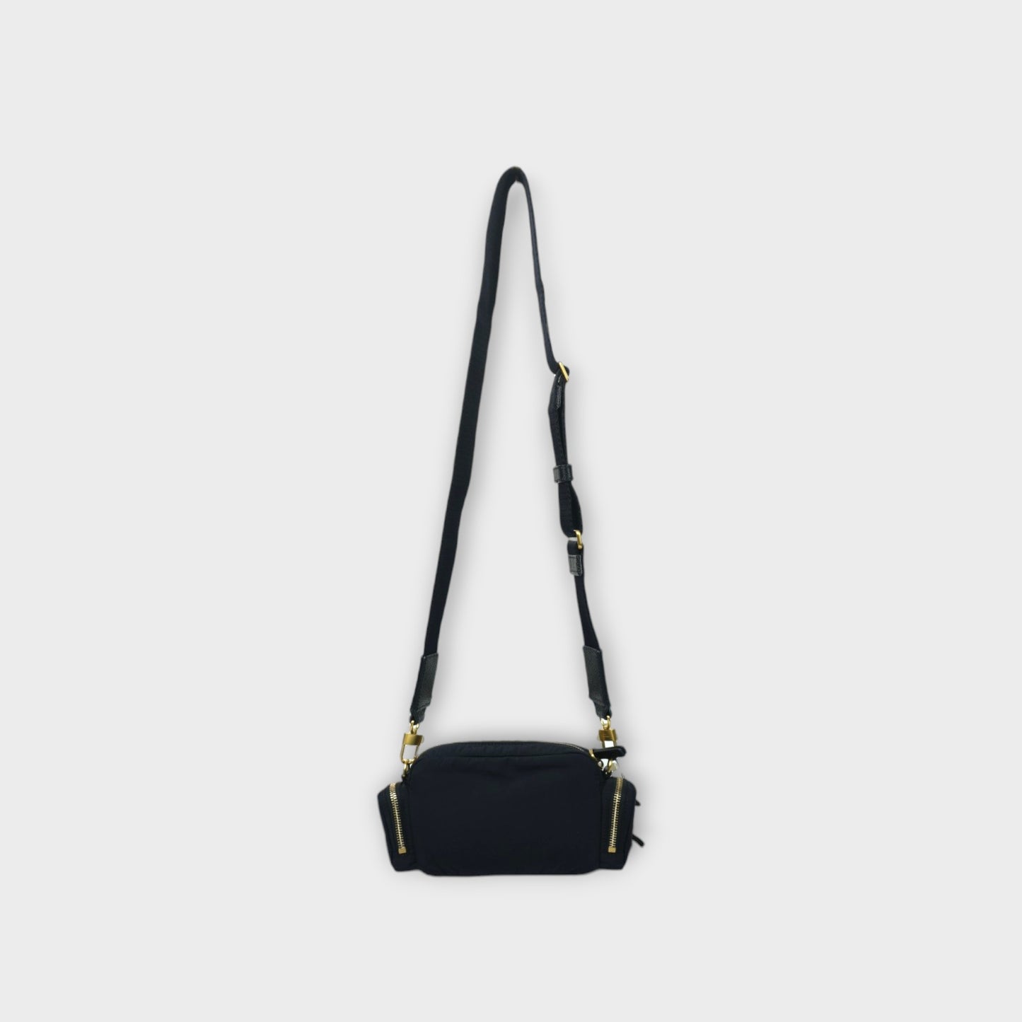 THOM BROWNE MINI MULTI-POCKET CAMERA BAG IN POLY TWILL