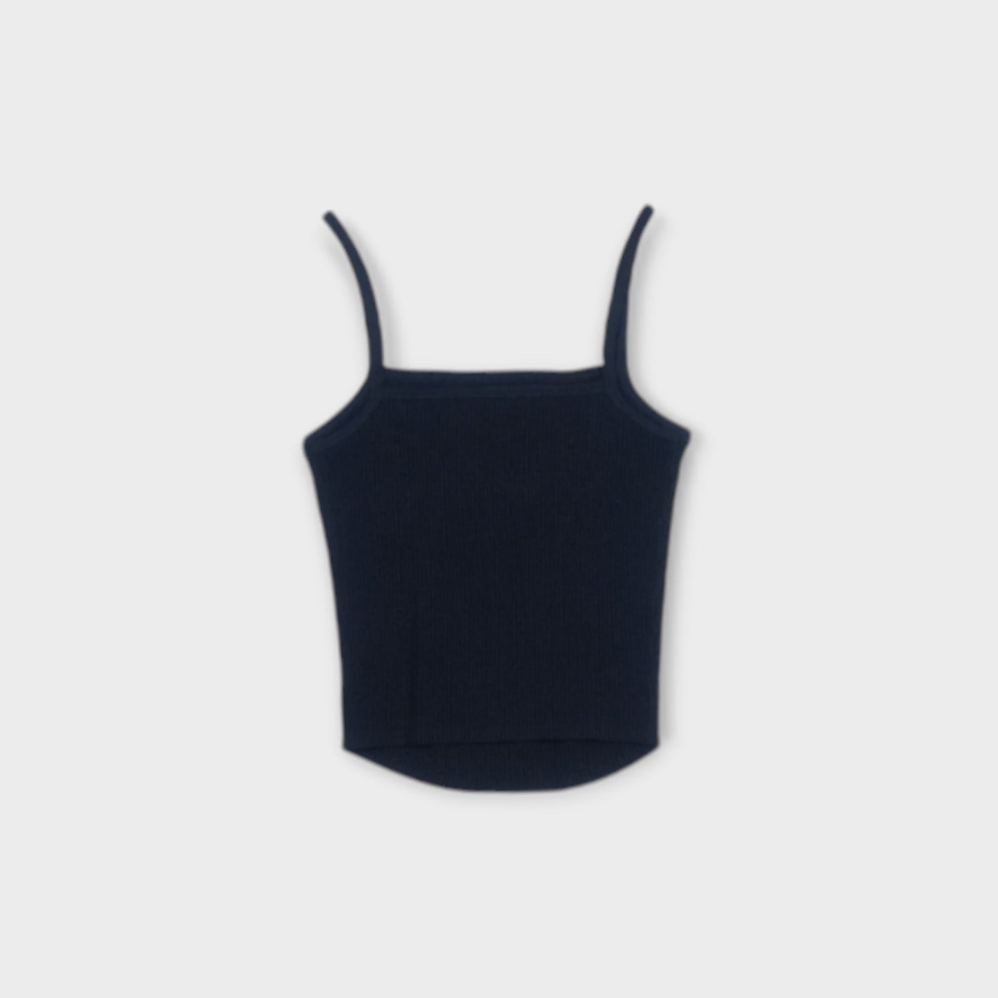 MAISON KITSUNÉ BABY FOX PATCH FINE RIB CROPPED TOP