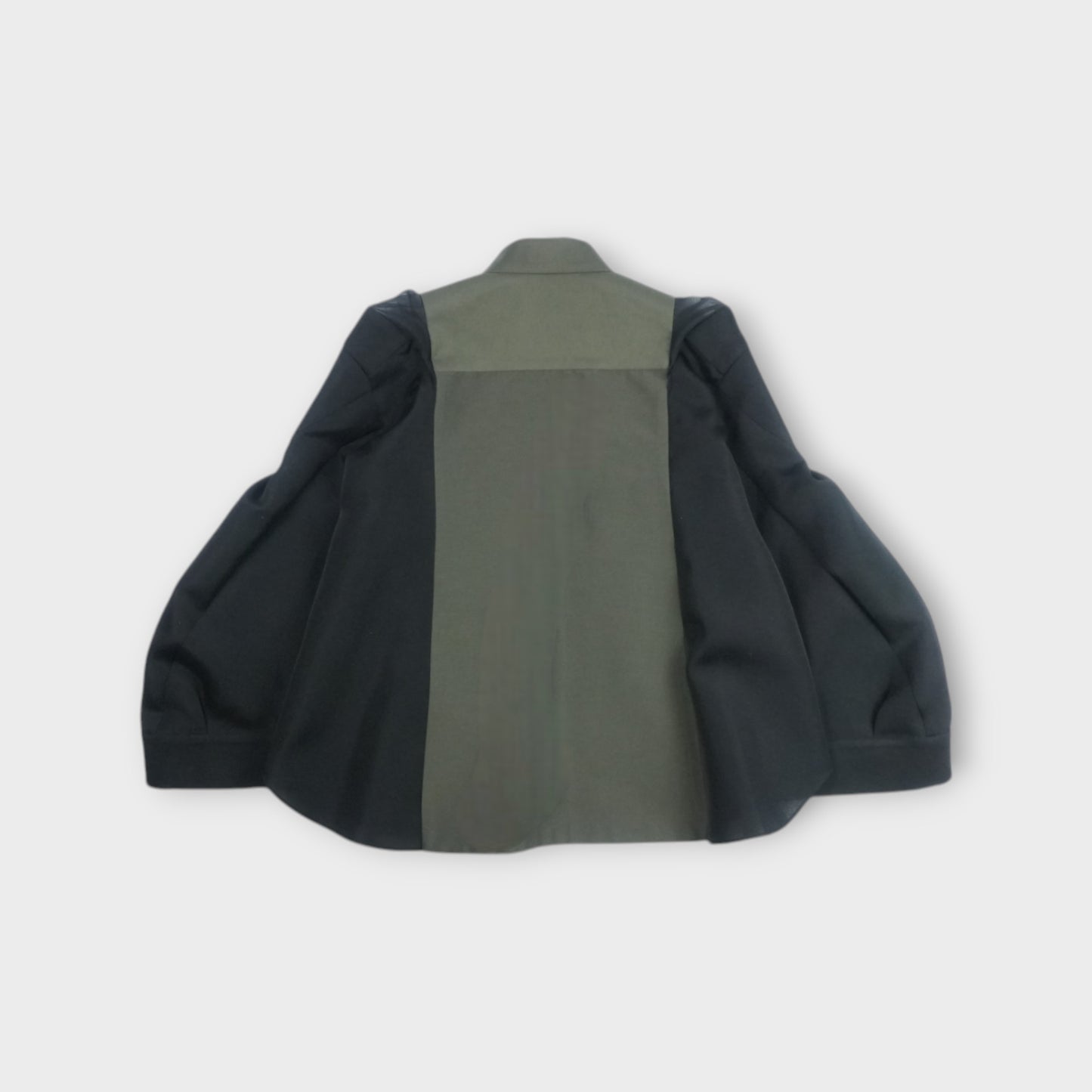 sacai Grosgrain x Double-Faced Silk Cotton Shirt