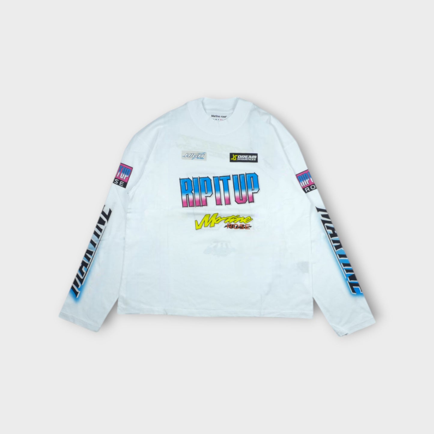Martine Rose FUNNEL NECK L/S T-SHIRT