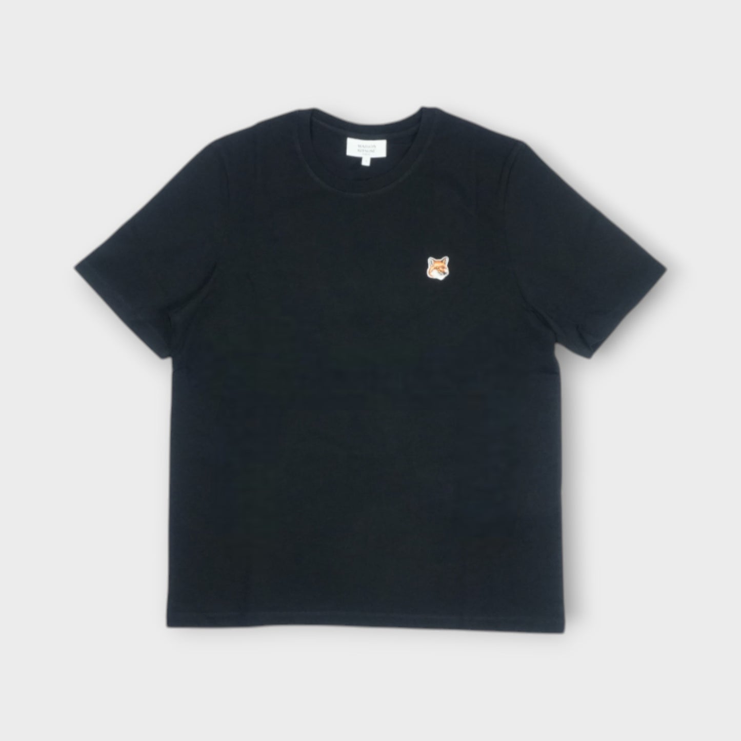 MAISON KITSUNÉ FOX HEAD PATCH REGULAR TEE-SHIRT