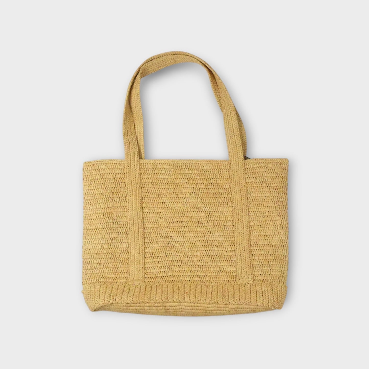 MAISON KITSUNÉ RAFFIA TOTE