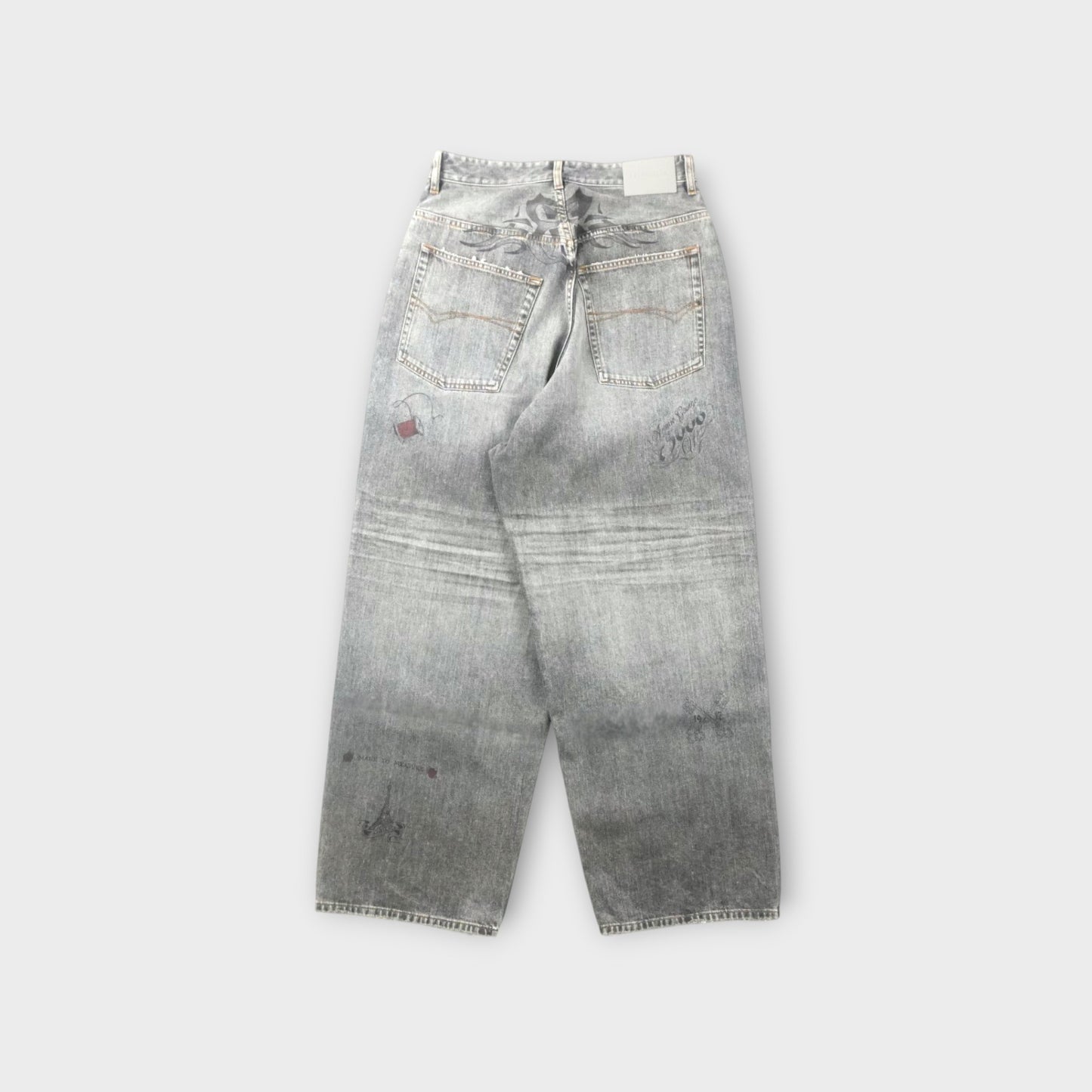 BALENCIAGA Tattoo Baggy Pants