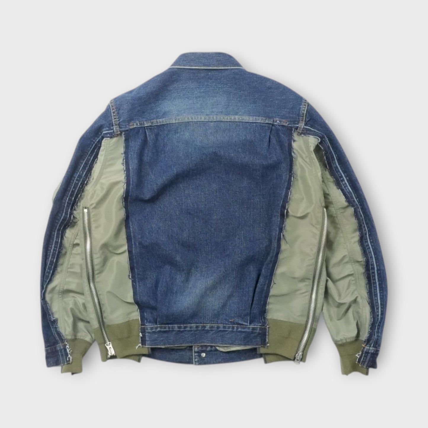 sacai MEN Denim x Nylon Twill Jacket