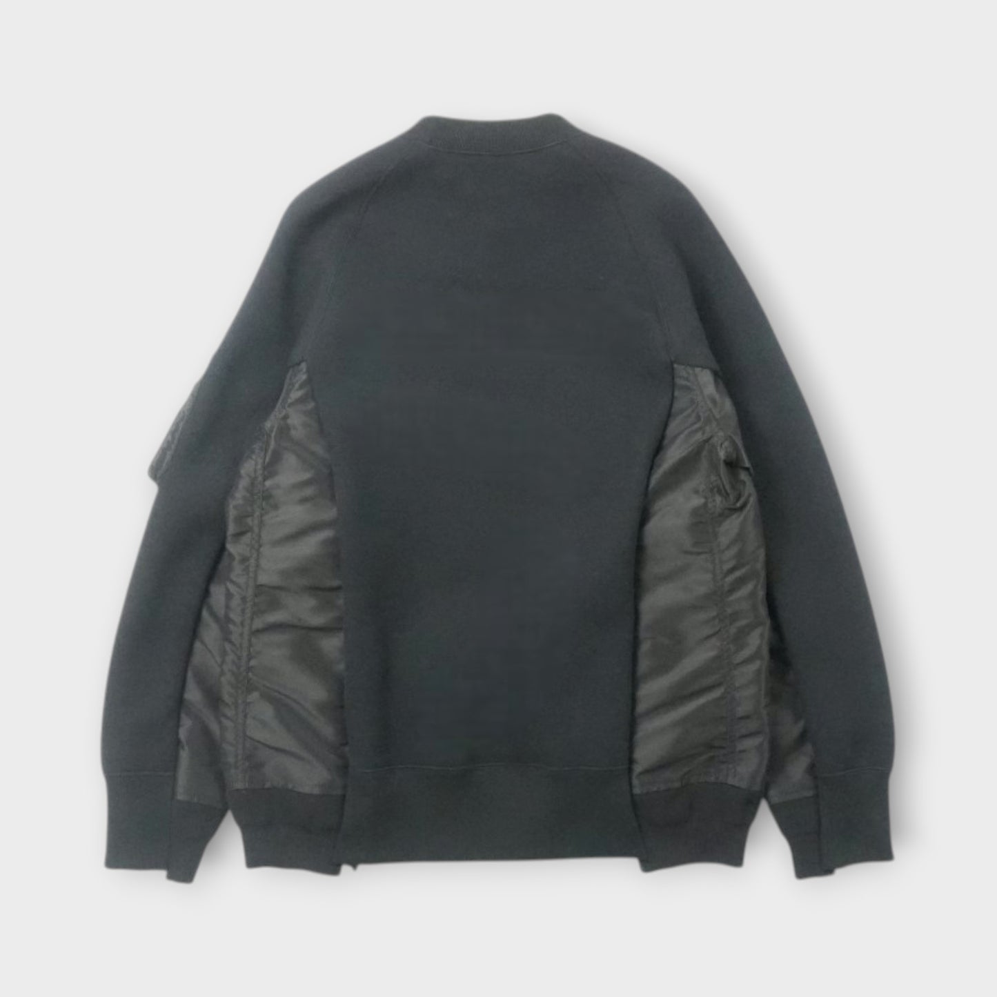 sacai MEN Sponge Sweat x Nylon Twill Pullover