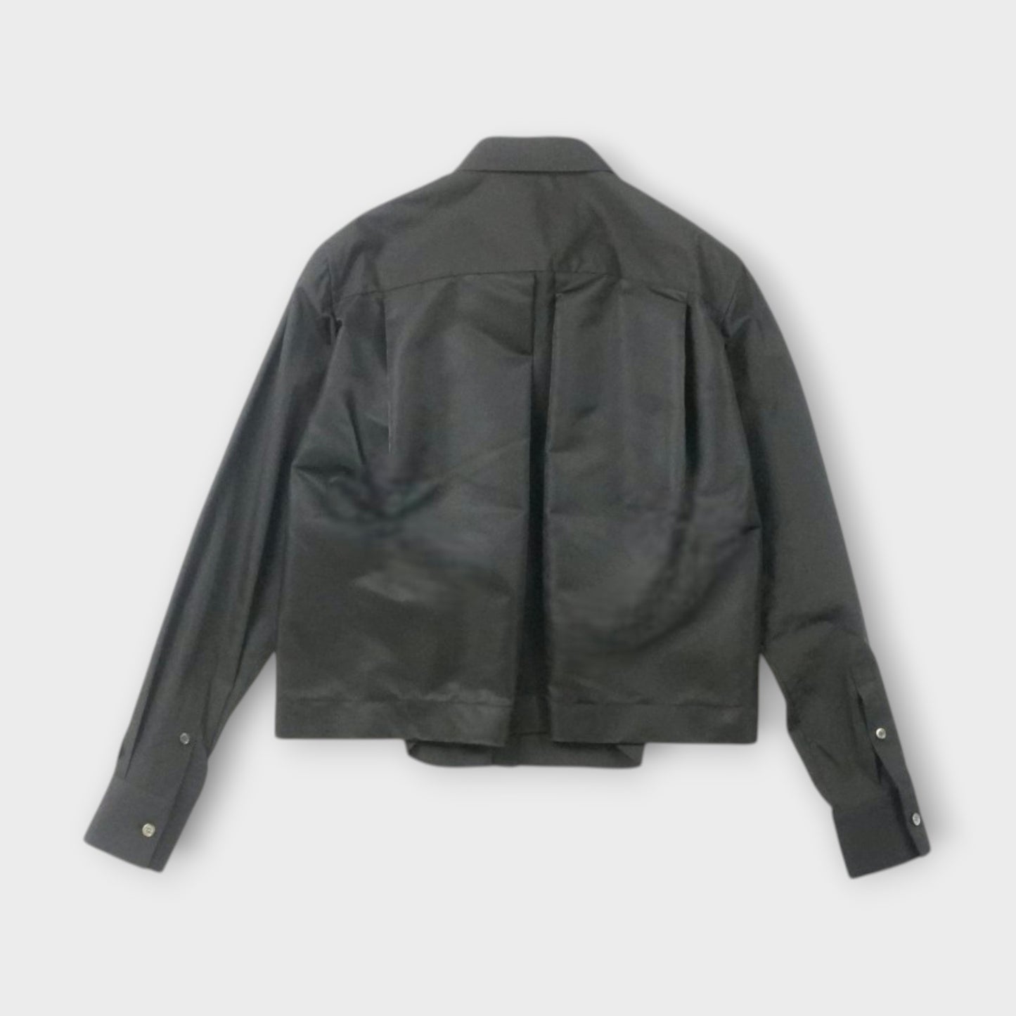 sacai WOMEN Cotton Poplin x Nylon Twill Shirt