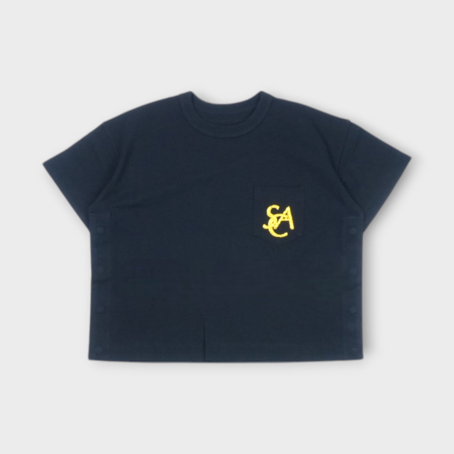 sacai Emblem Cotton Jersey T-Shirt