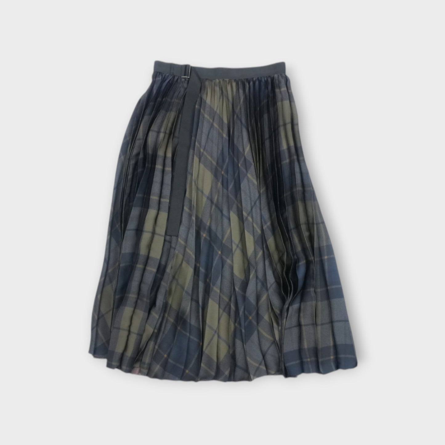 sacai Plaid Print Skirt
