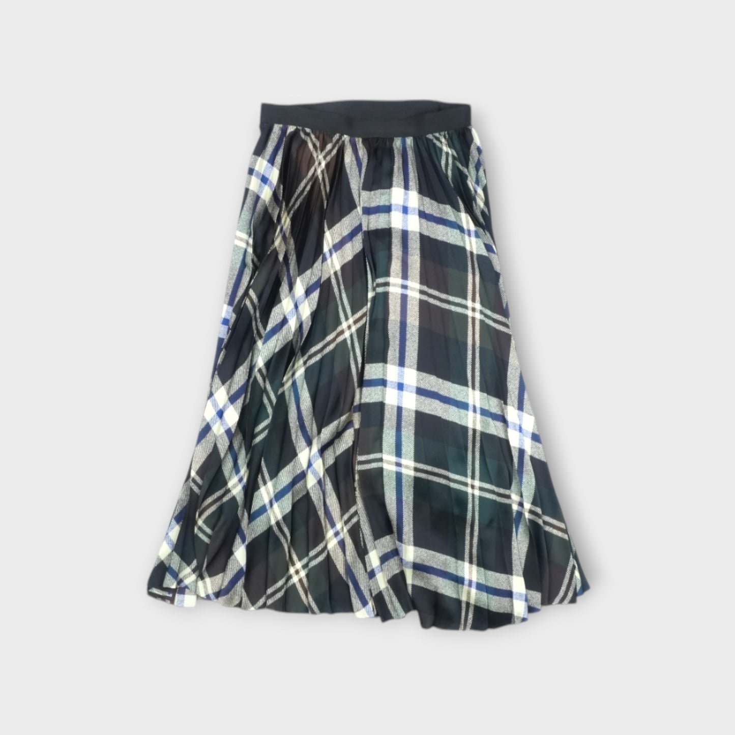sacai Plaid Print Skirt