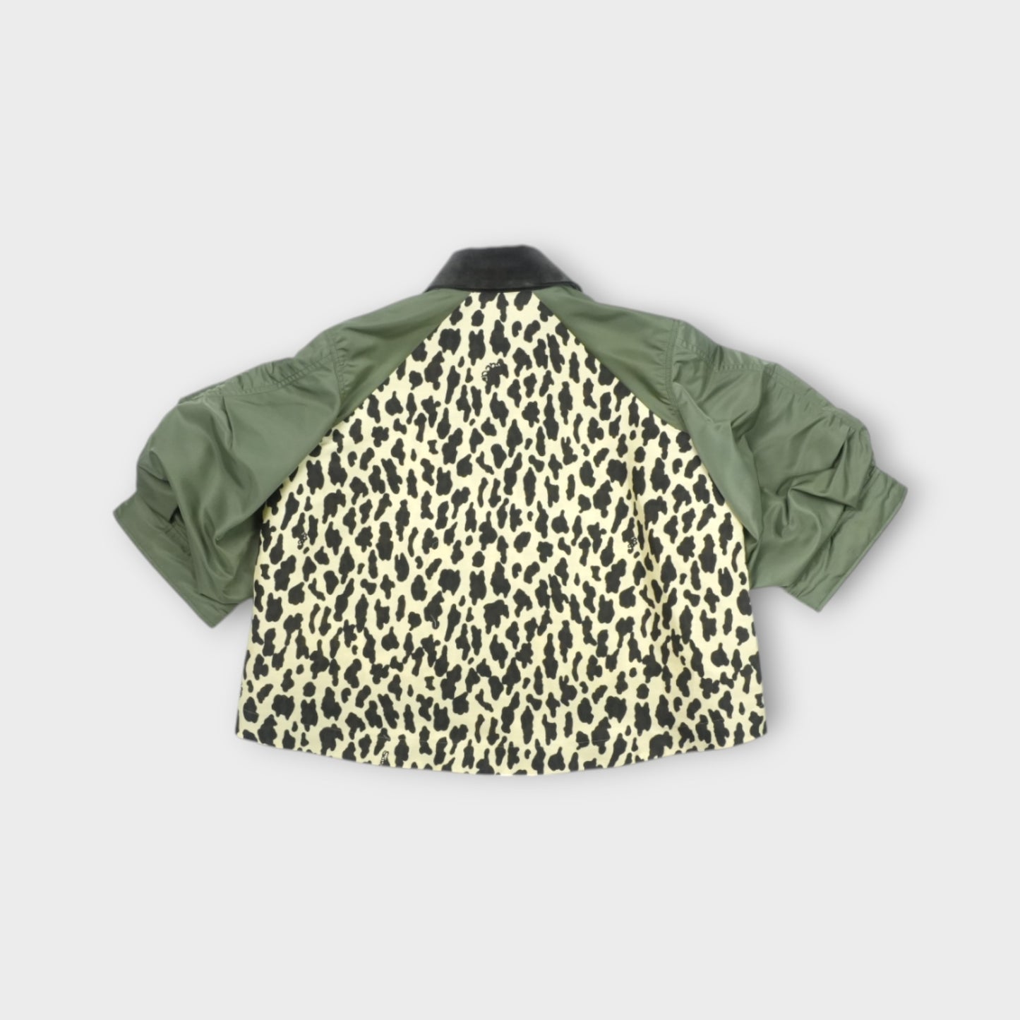 sacai Leopard Print x Nylon Twill Jacket
