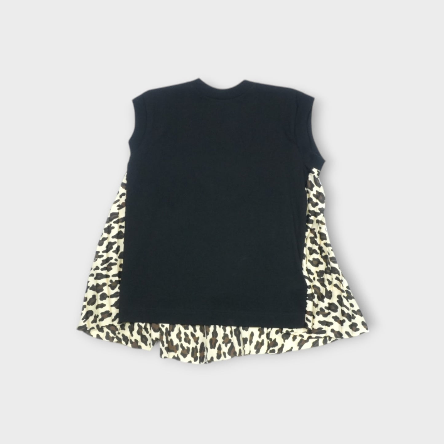 sacai Leopard Print x Cotton Jersey T-Shirt