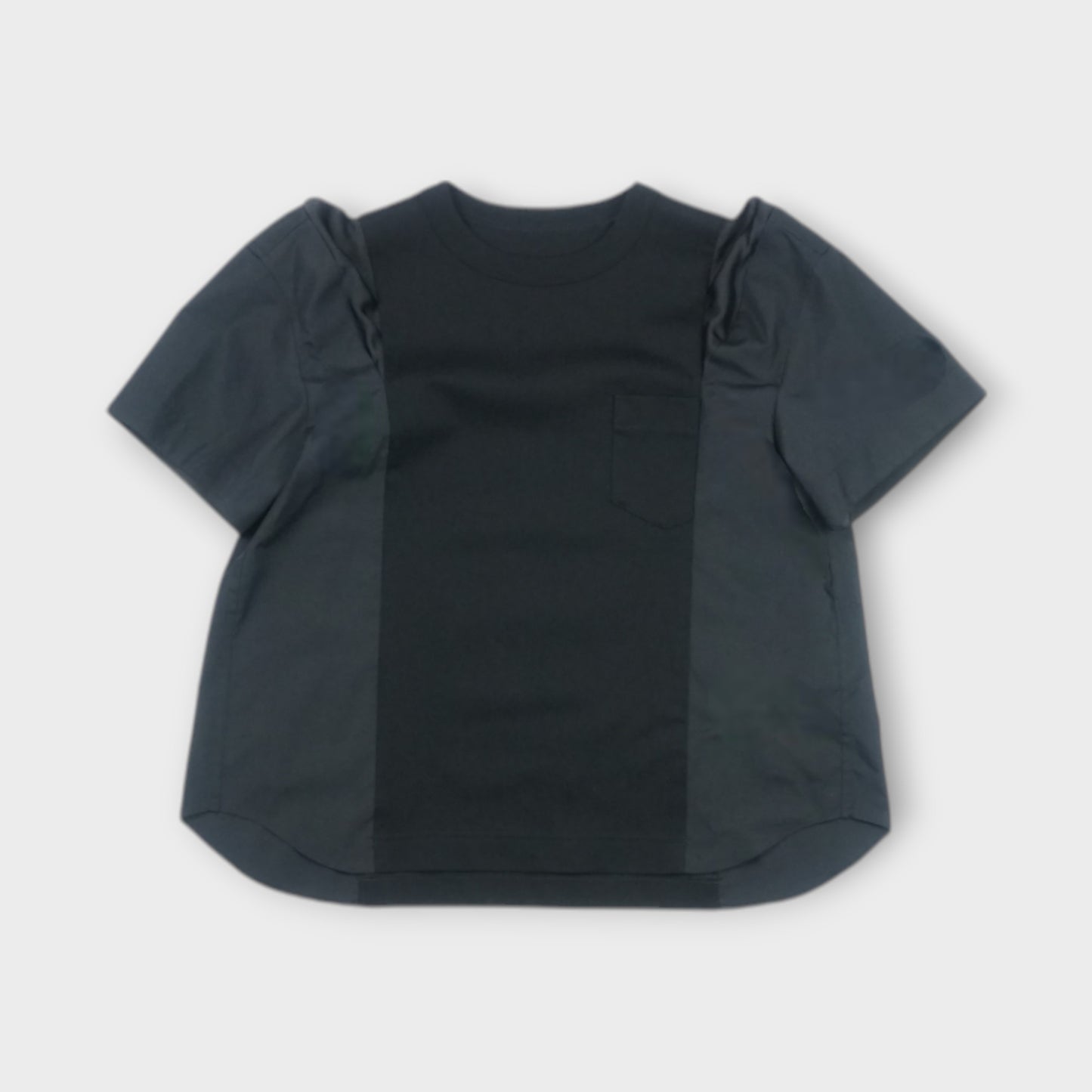 sacai Poplin x Cotton Jersey T-Shirt