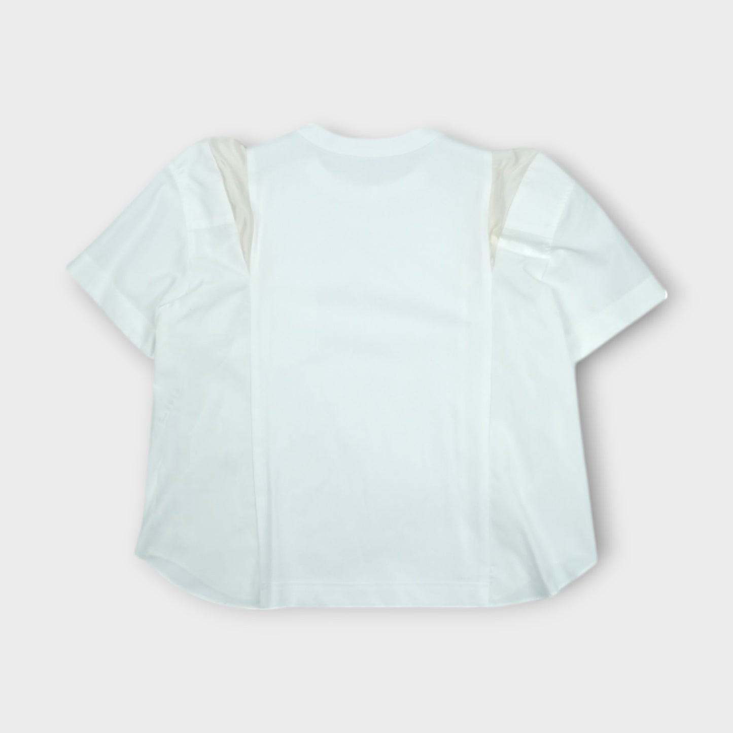 sacai Poplin x Cotton Jersey T-Shirt