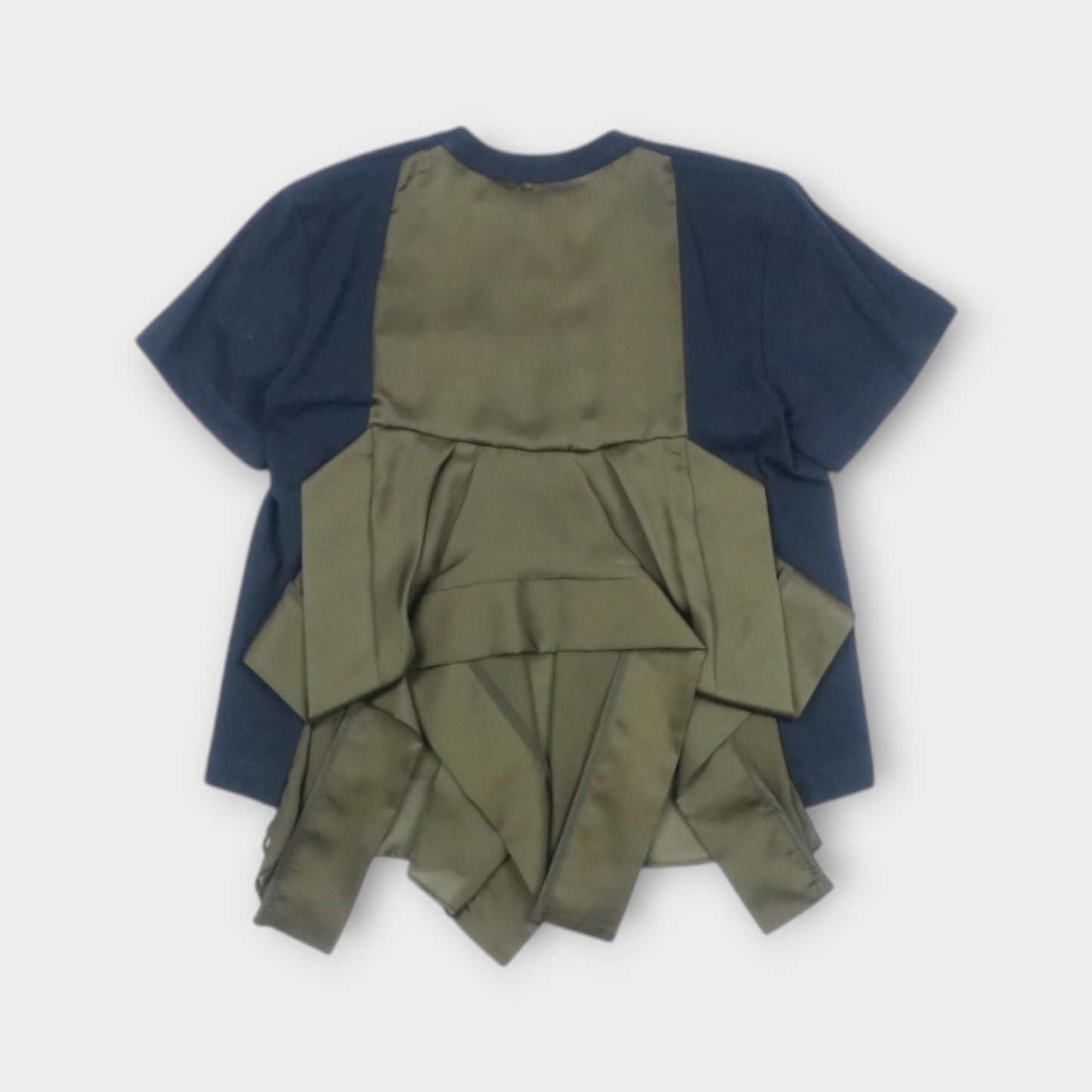 sacai Satin x Cotton Jersey T-Shirt