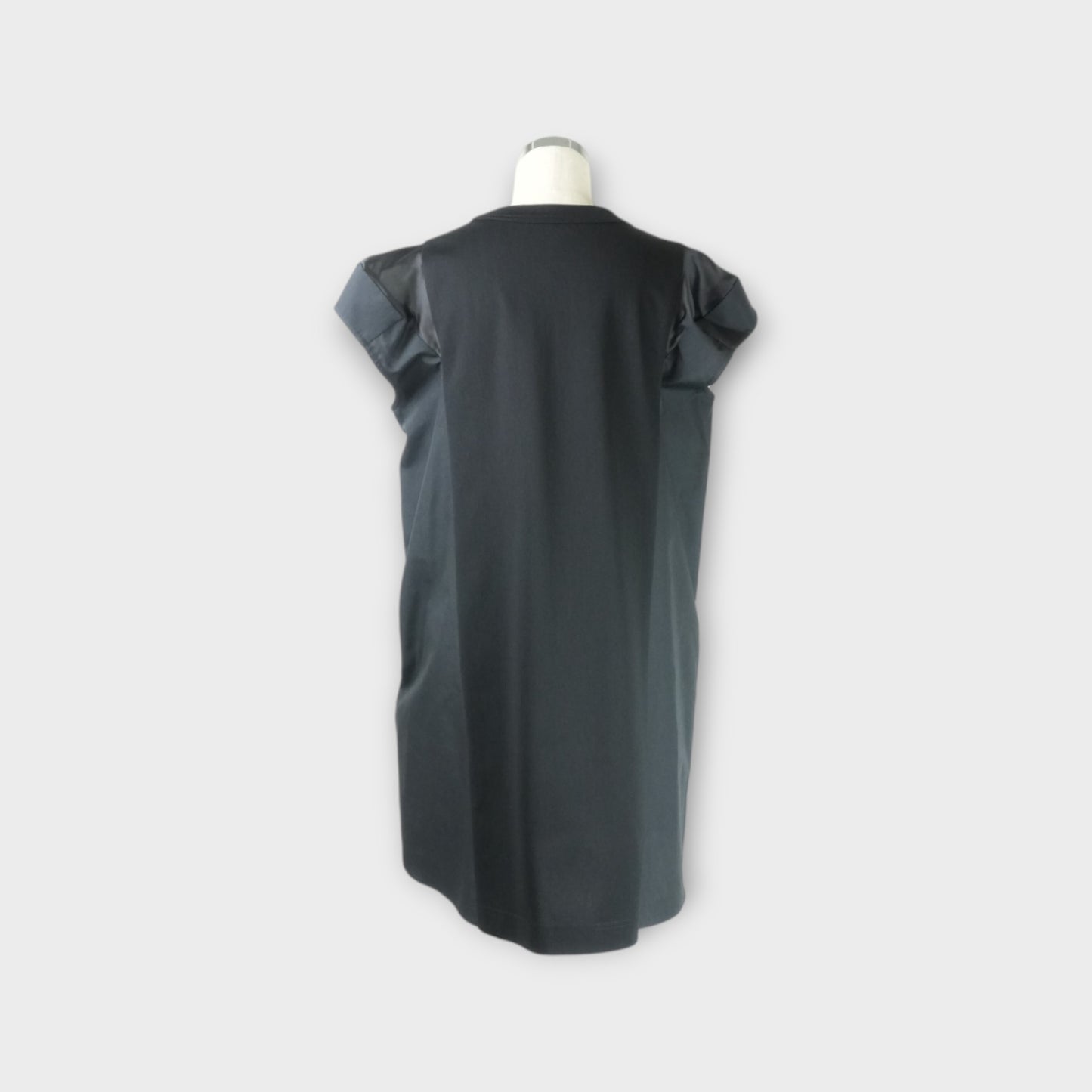 sacai Poplin x Cotton Jersey Dress