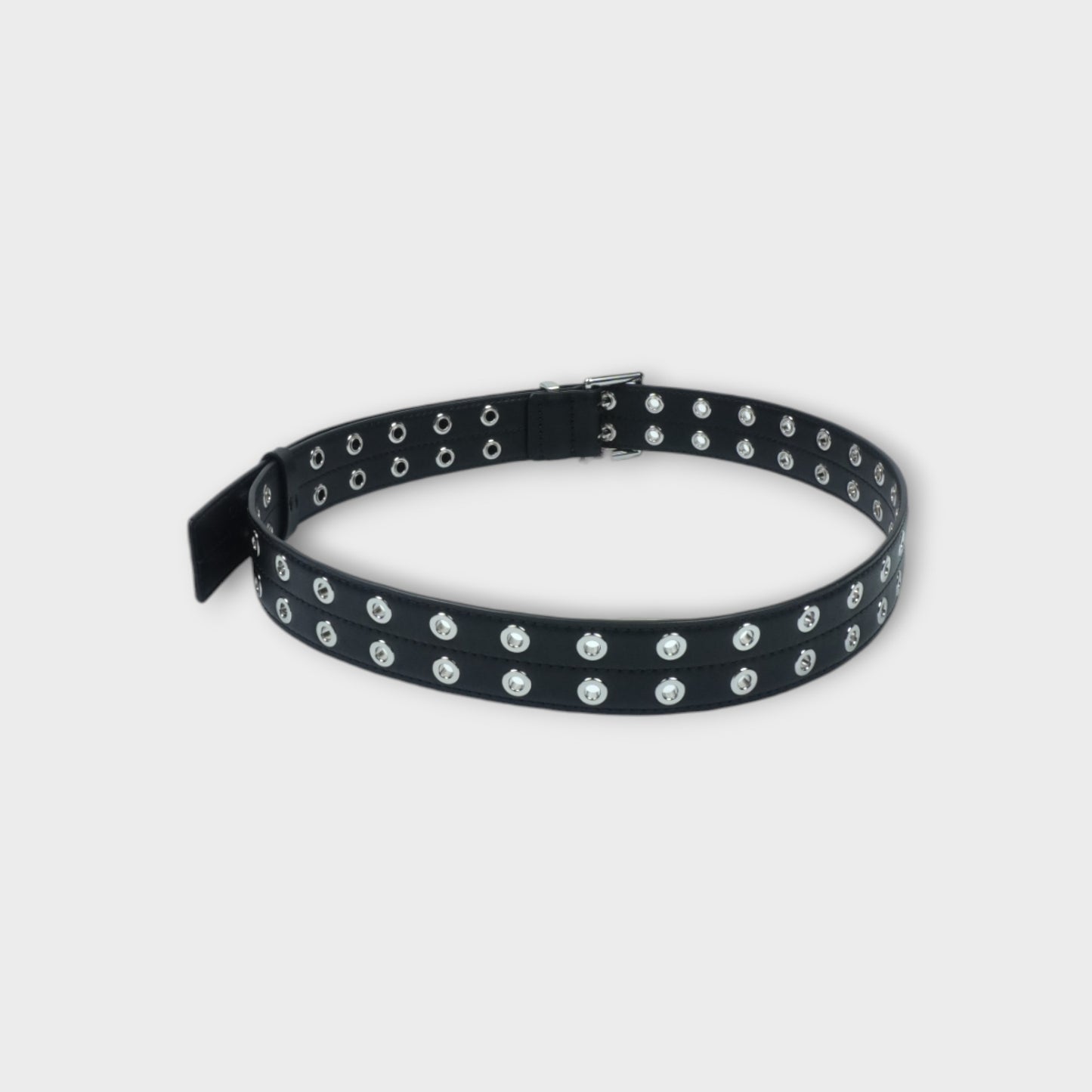 GANNI Double Eyelet Belt