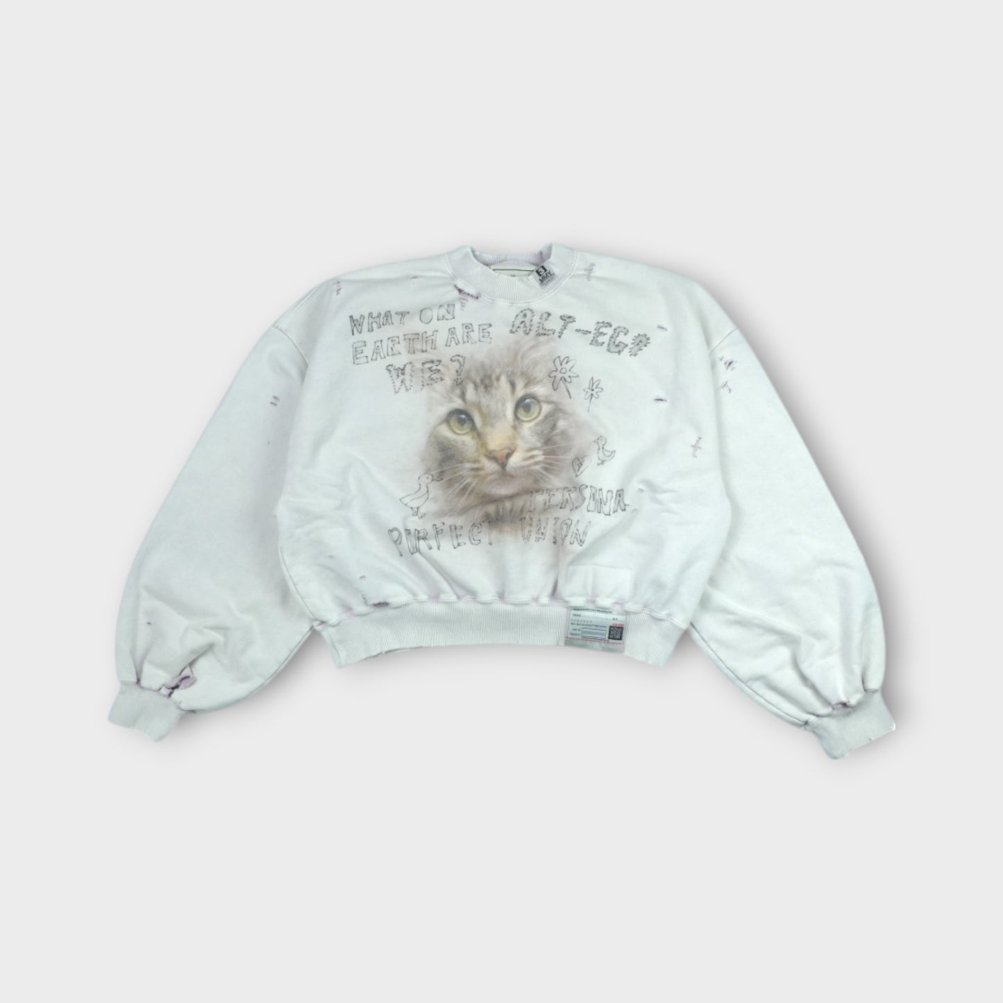 Maison MIHARA YASUHIRO BLEACHED PULLOVER