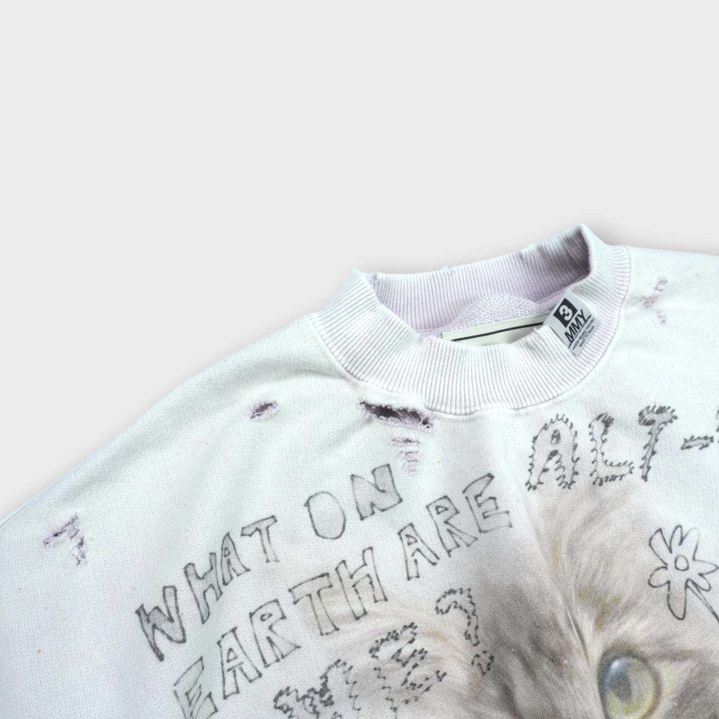 Maison MIHARA YASUHIRO BLEACHED PULLOVER