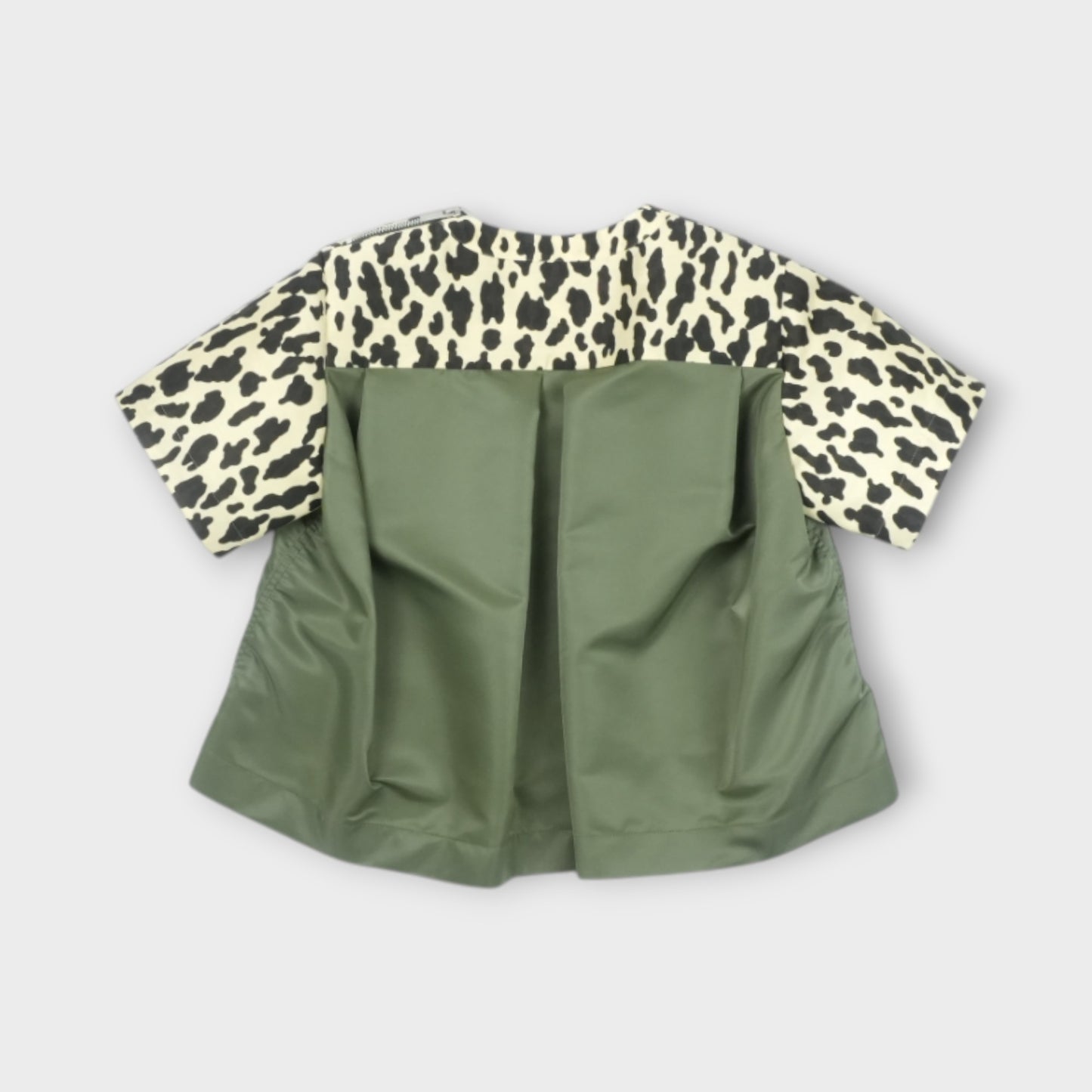 sacai Leopard Print x Nylon Twill Pullover