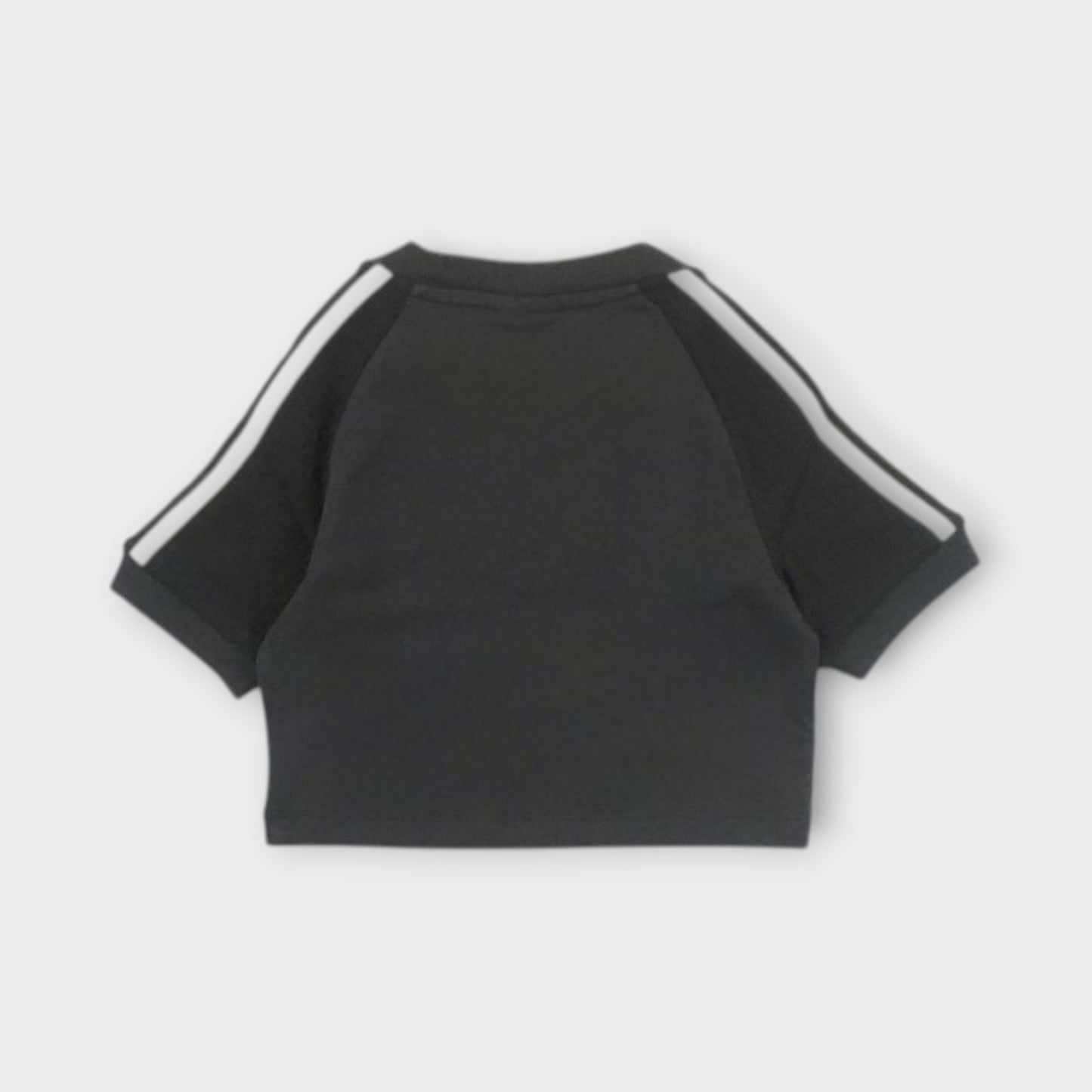 adidas KIDS SLIM KNITTED 3 STRIPES TEE