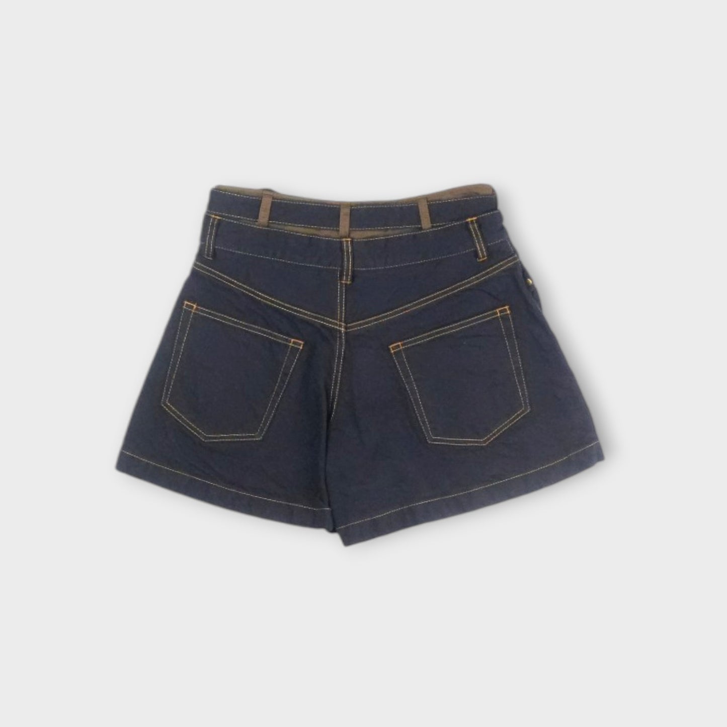sacai WOMEN Denim x Nylon Twill Shorts