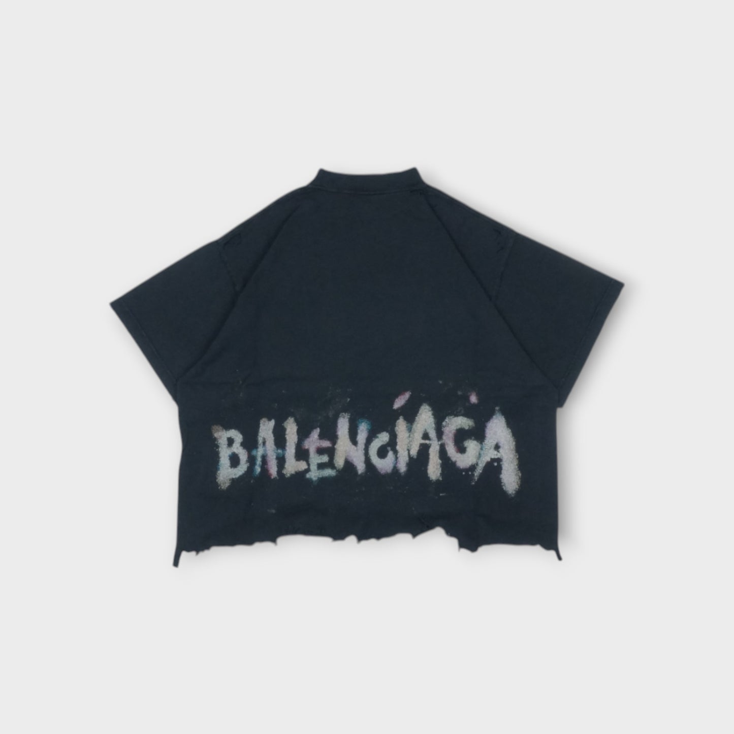 BALENCIAGA S/S Cropped T-Shirt