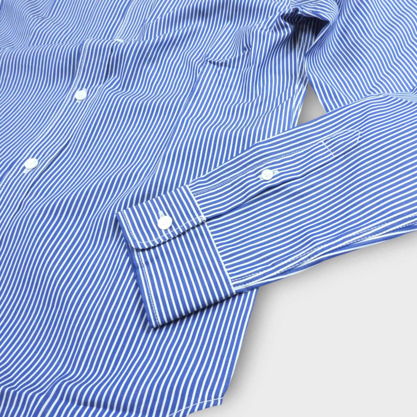 MAISON KITSUNÉ FOX HEAD CLASSIC STRIPED SHIRT