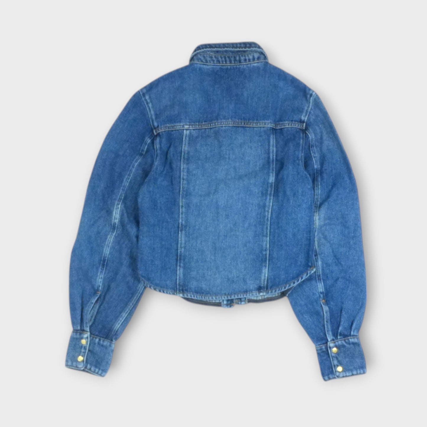 GANNI Light Denim Corsage Shirt