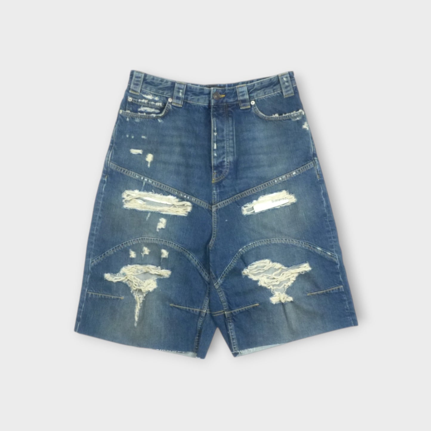BALENCIAGA Distressed Baggy Shorts
