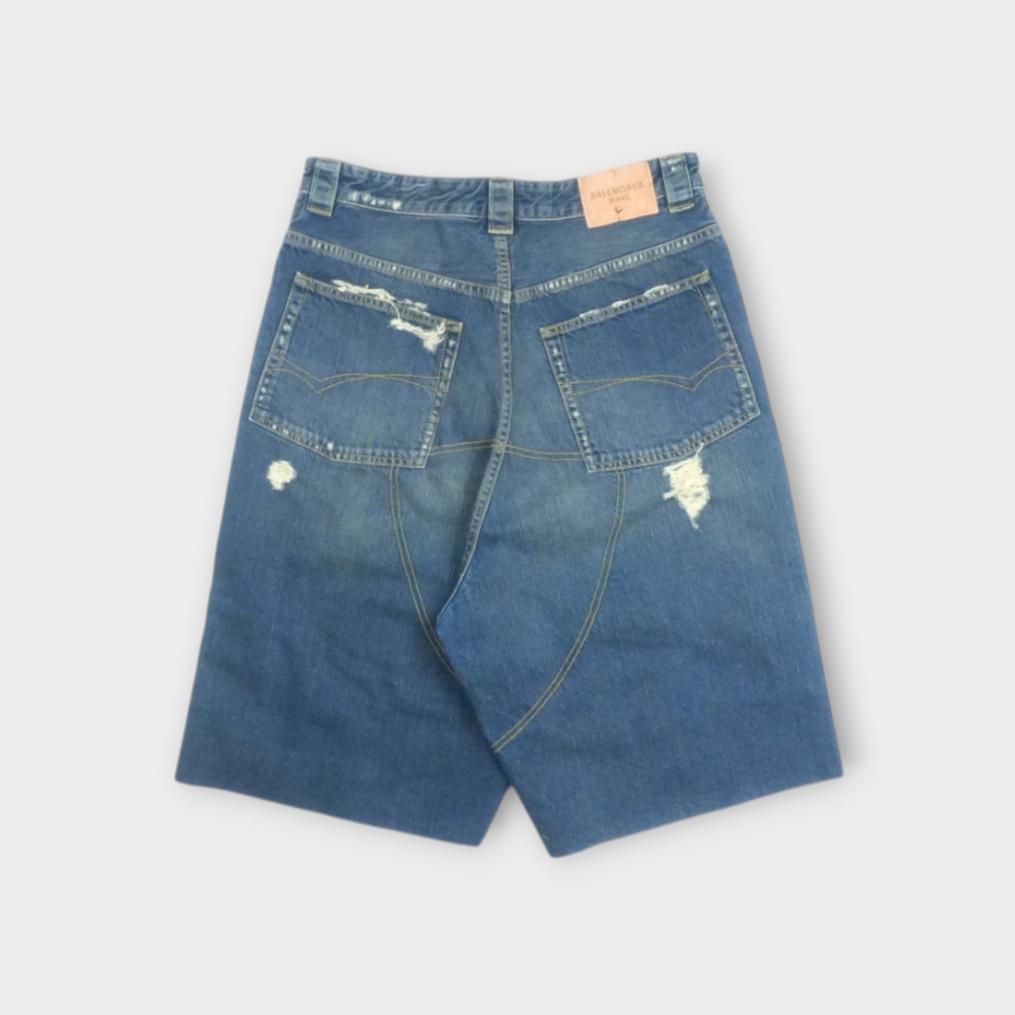 BALENCIAGA Distressed Baggy Shorts